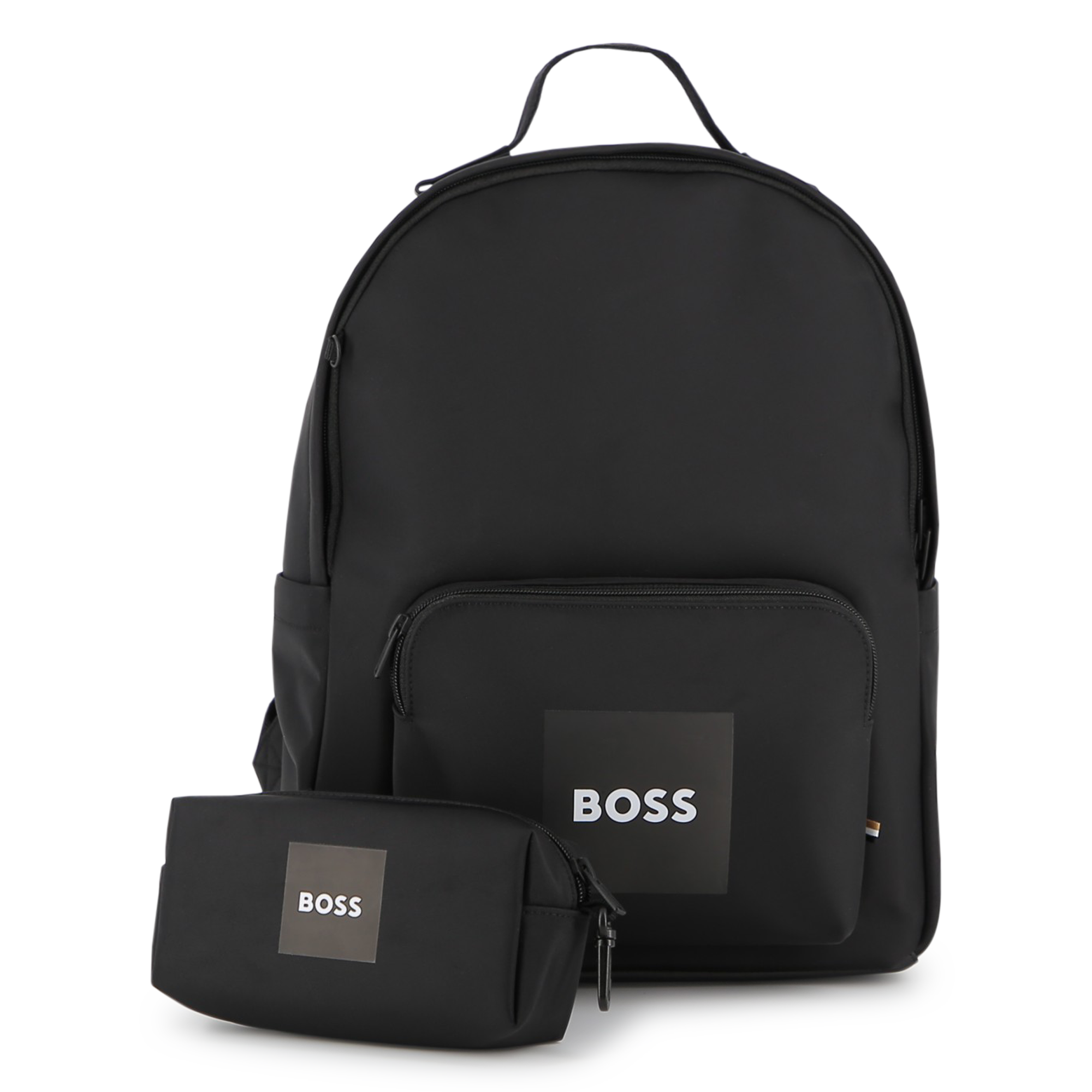 Boss - Sac À Dos + Trousse - Black - Garçon - Taille Unique