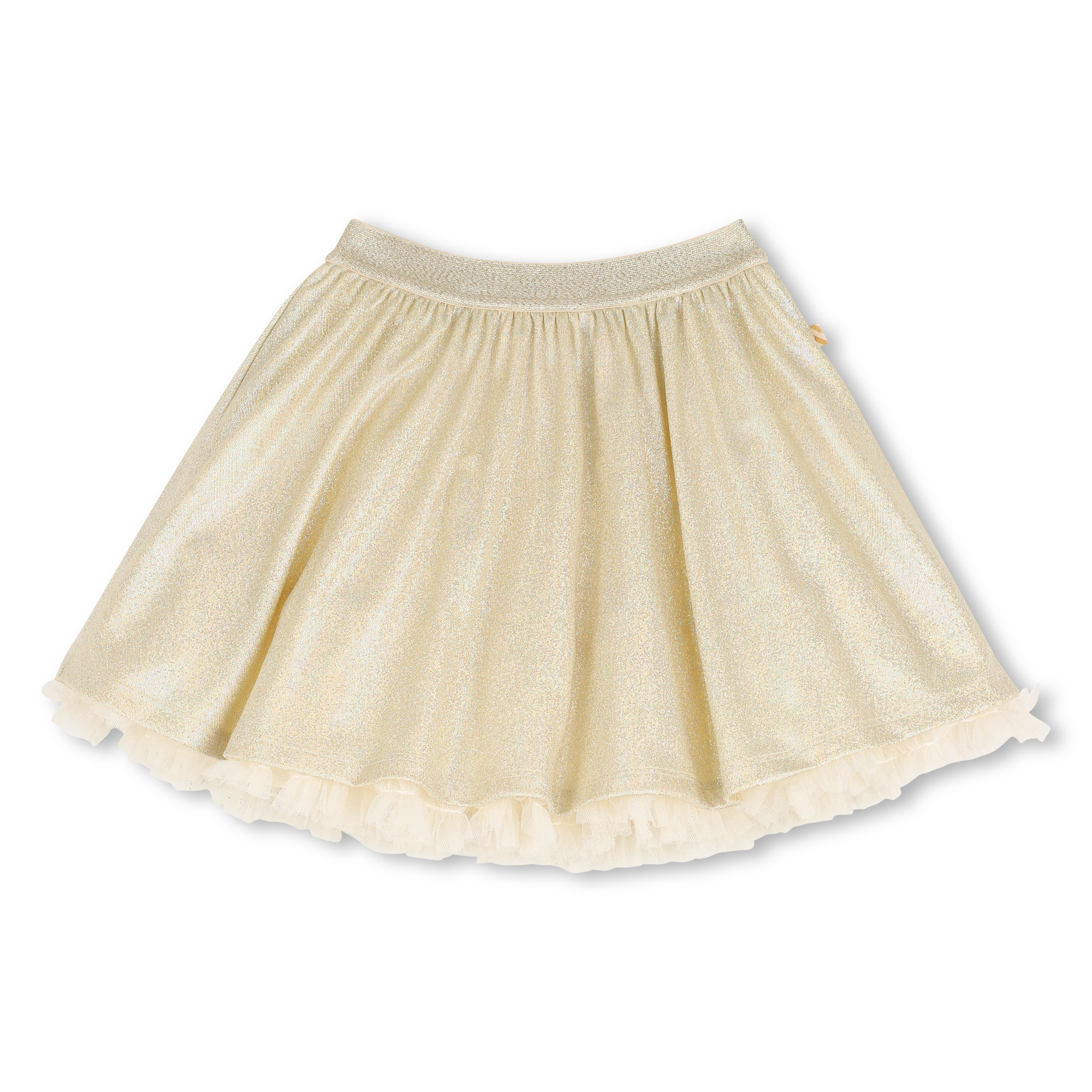 Billieblush - Jupon En Matière Pailletée - Dore Clair - Fille - 10 Ans Billieblush - Jupon En Matière Pailletée - Dore Clair - Fille - 10 Ans