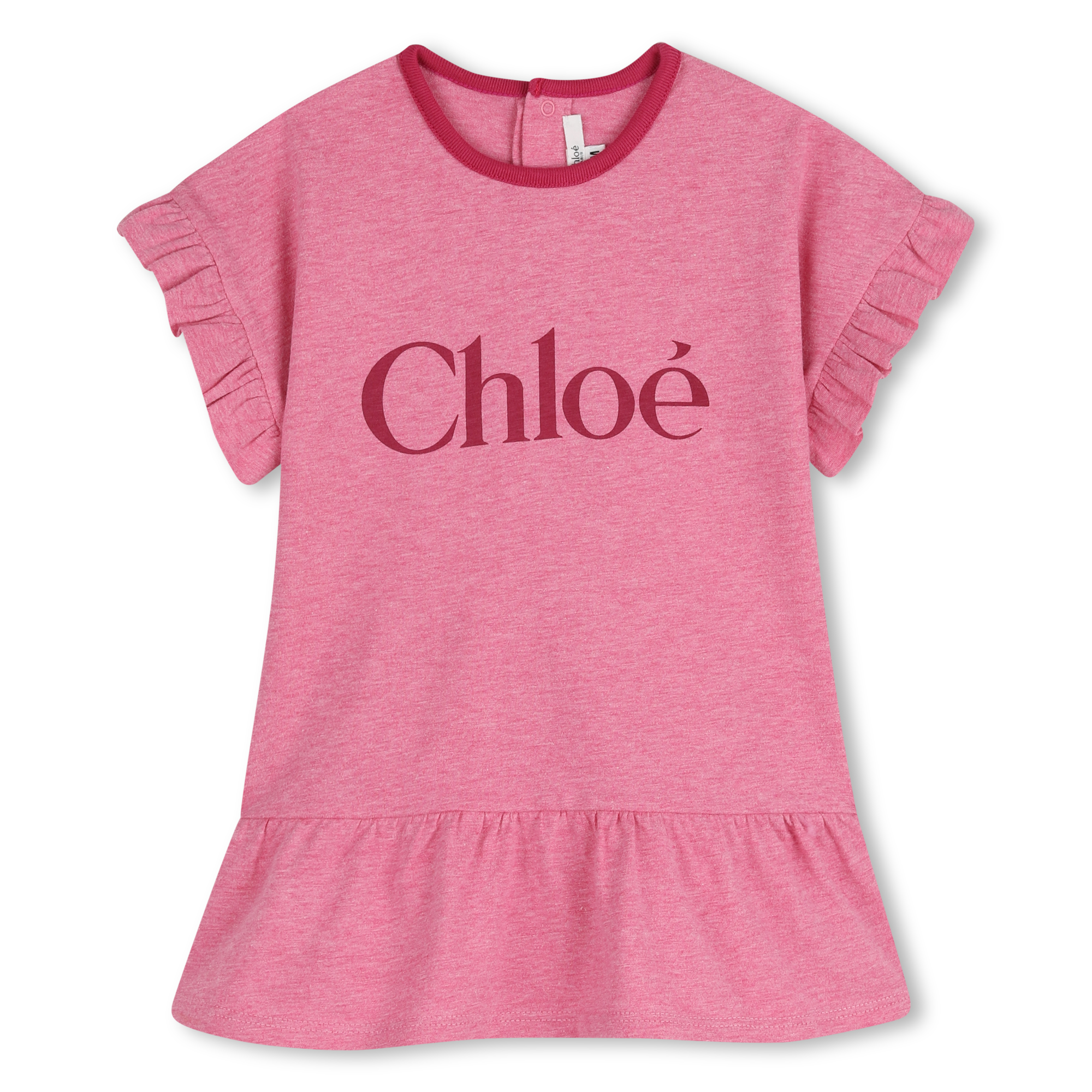 Chloe - Robe À Manches Courtes - Perssimon Chine - Fille - 18 Mois
