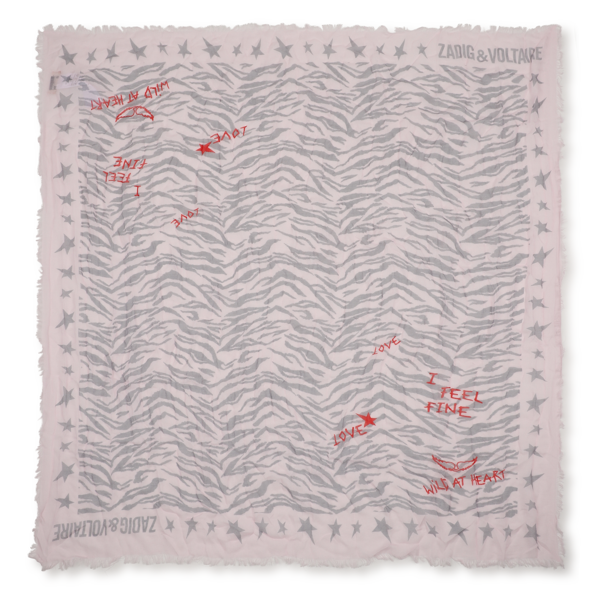 Zadig & Voltaire - Foulard - Rose Clair - Fille - Taille Unique