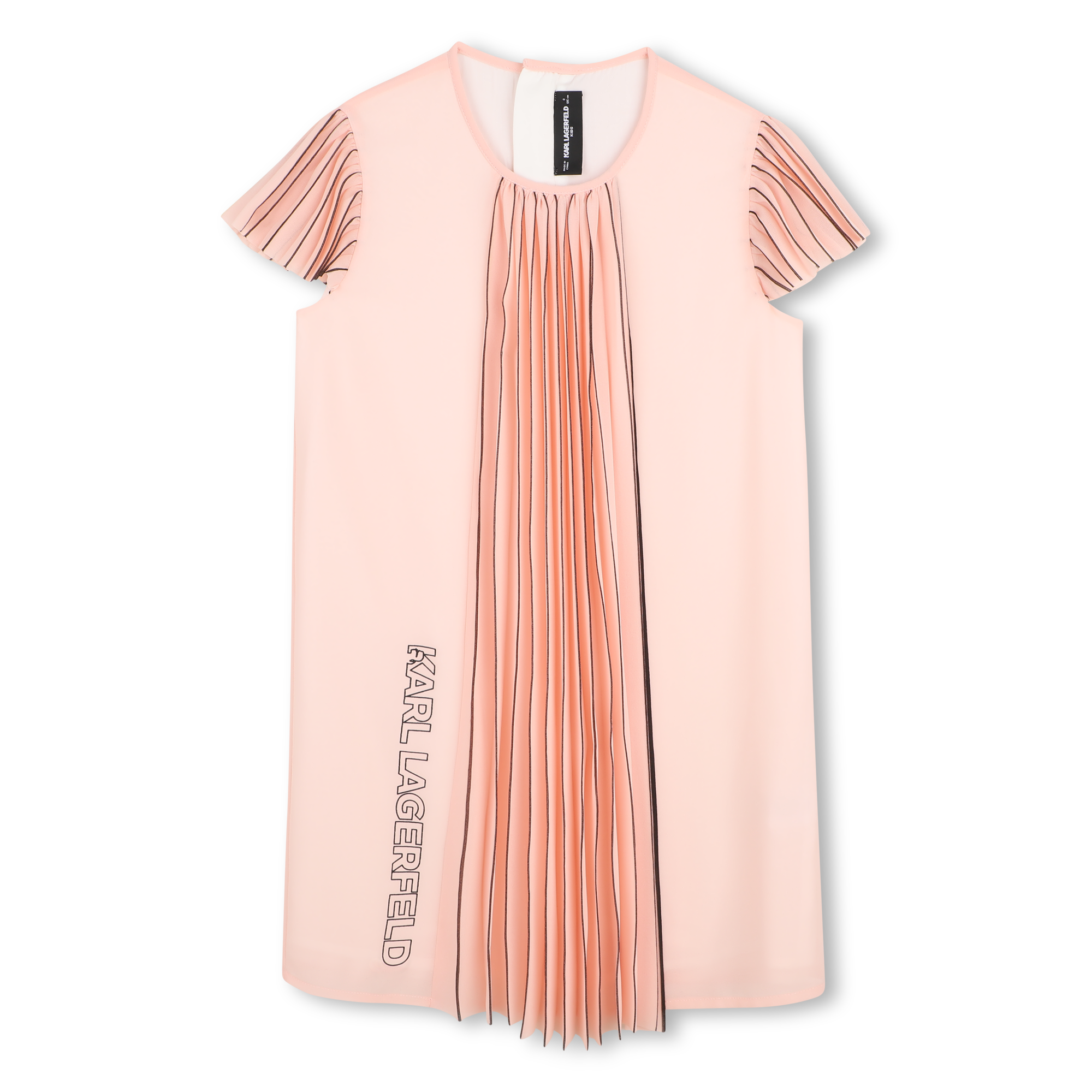 Karl Lagerfeld Kids - Robe Manches Courtes - Rose Petale - Fille - 3 Ans