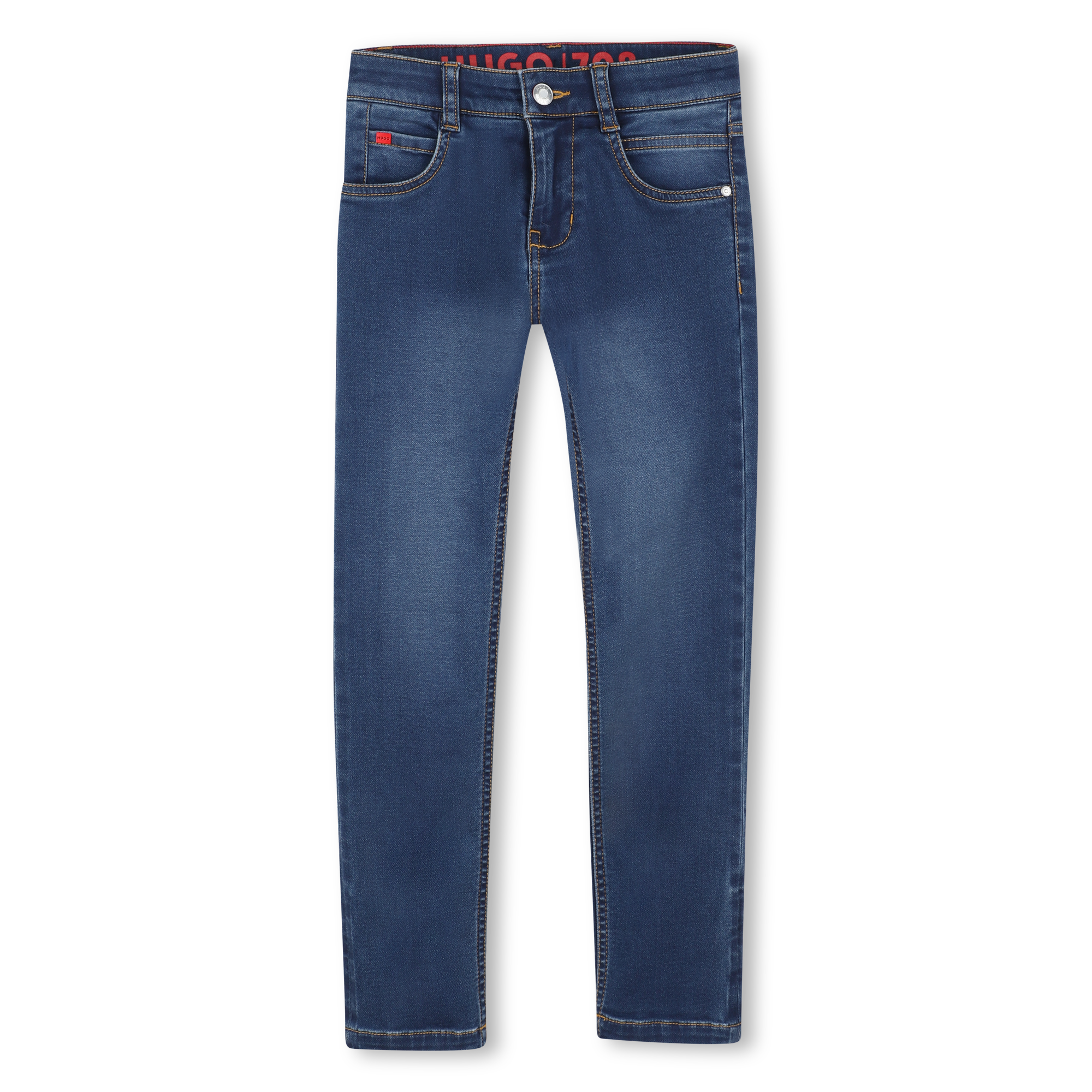 Hugo - Pantalon En Denim - Dble Stone+brossage - Garçon - 6 Ans