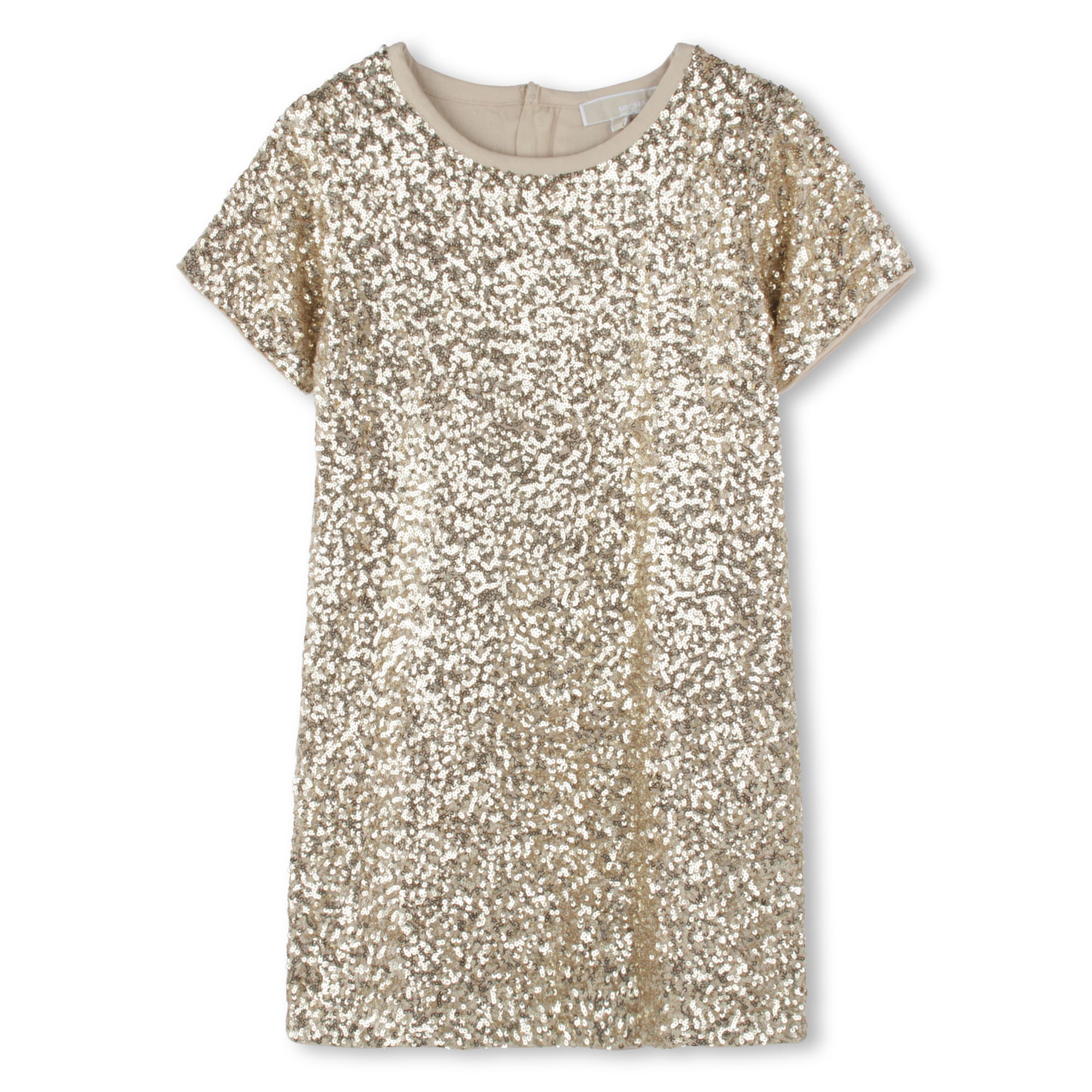 Michael Kors - Robe De Cérémonie Ornée De Sequins - Dore Clair - Fille - 4 Ans