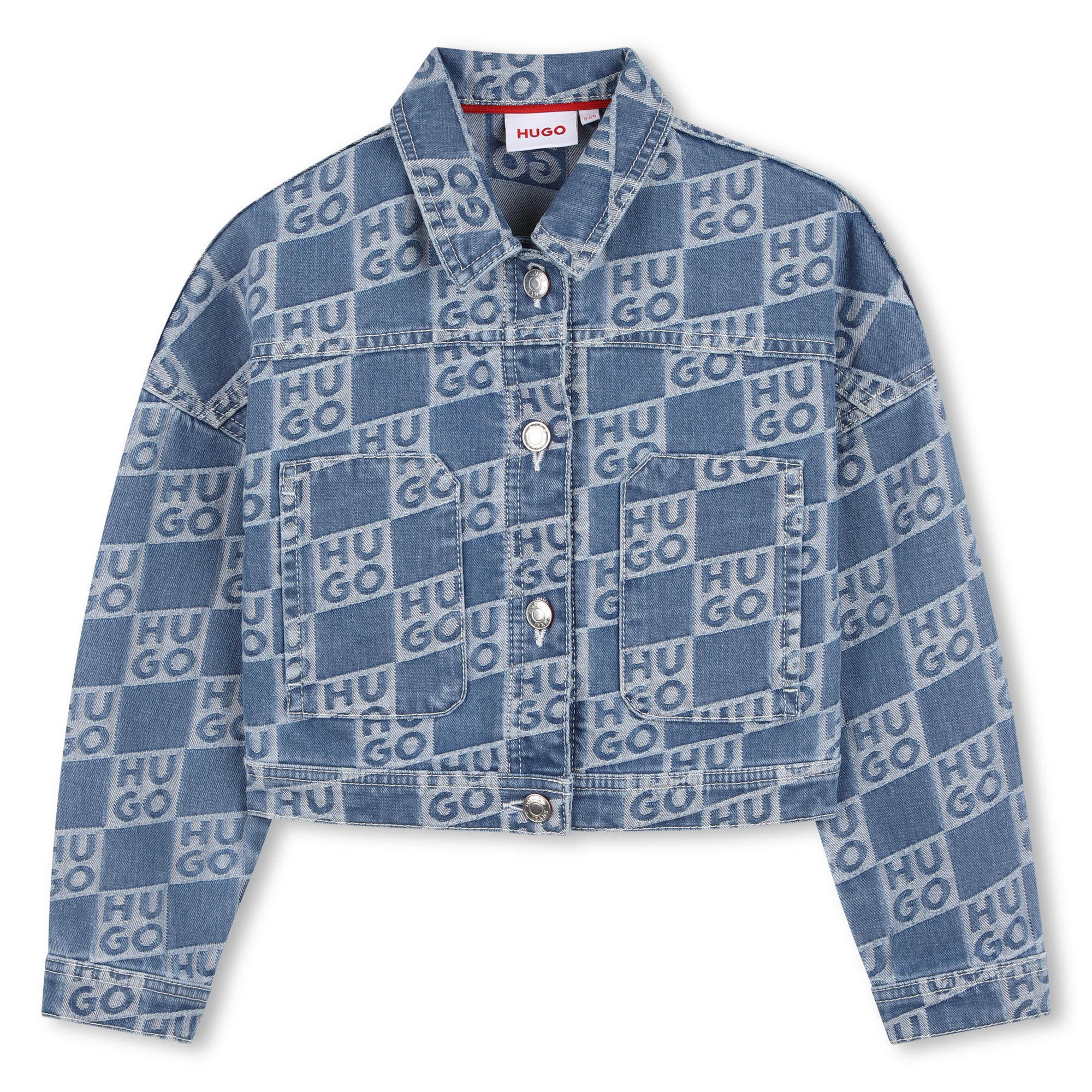 Hugo - Veste En Jean - Dble Stone+brossage - Fille - 16 Ans