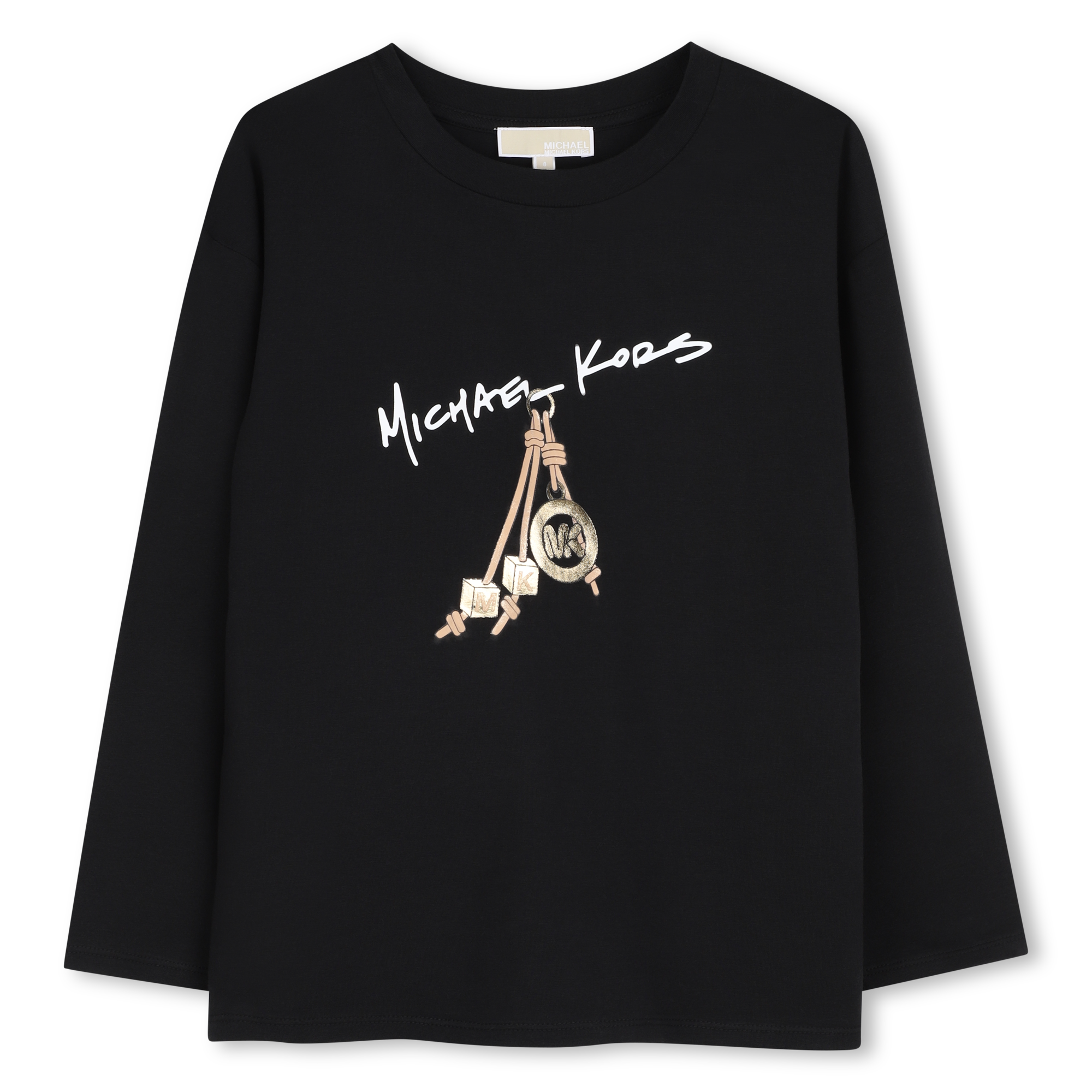 Michael Kors - Tee-shirt Manches Longues - Black - Fille - 4 Ans Michael Kors - Tee-shirt Manches Longues - Black - Fille - 4 Ans