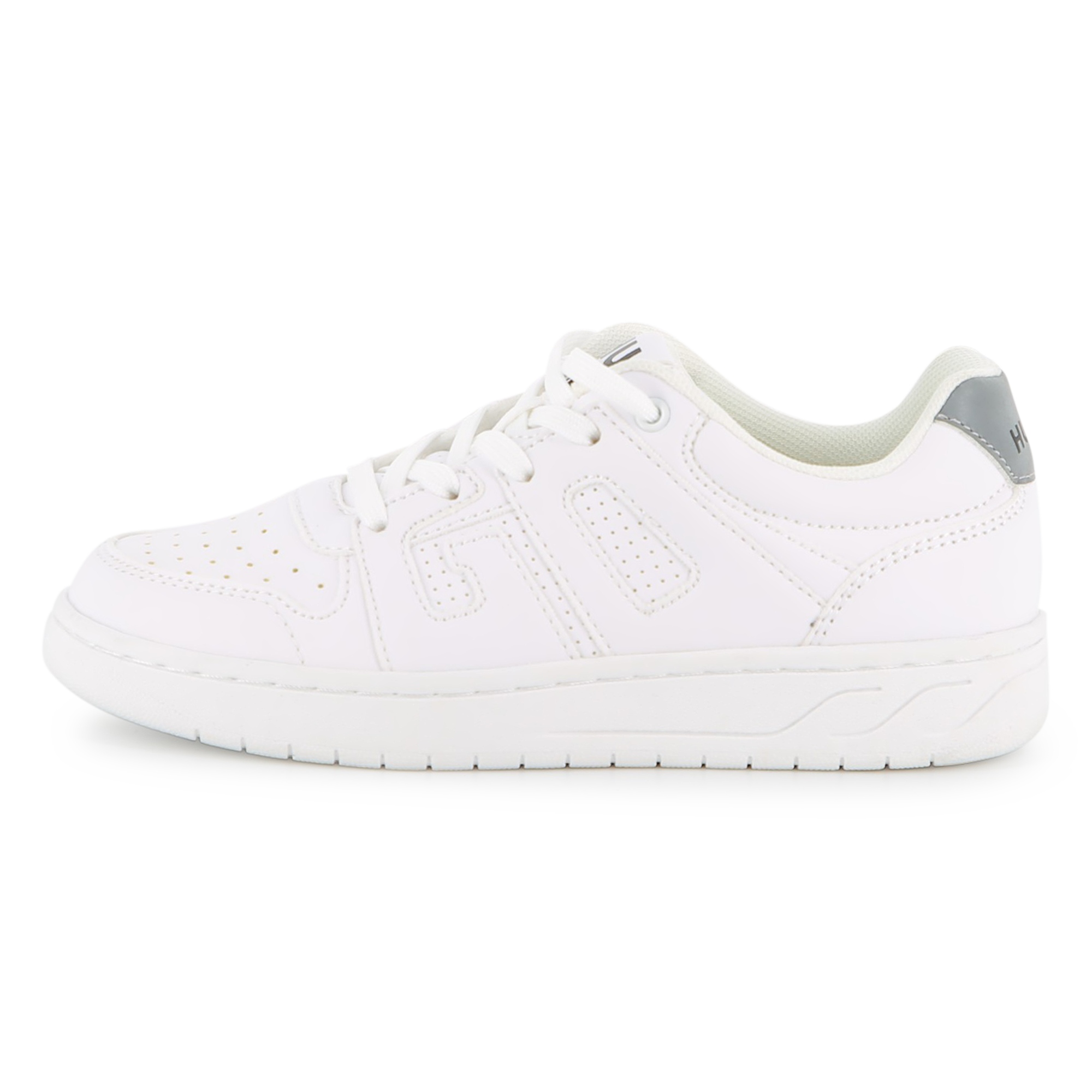 Hugo - Basket À Lacets - Blanc - Garçon - Taille 35