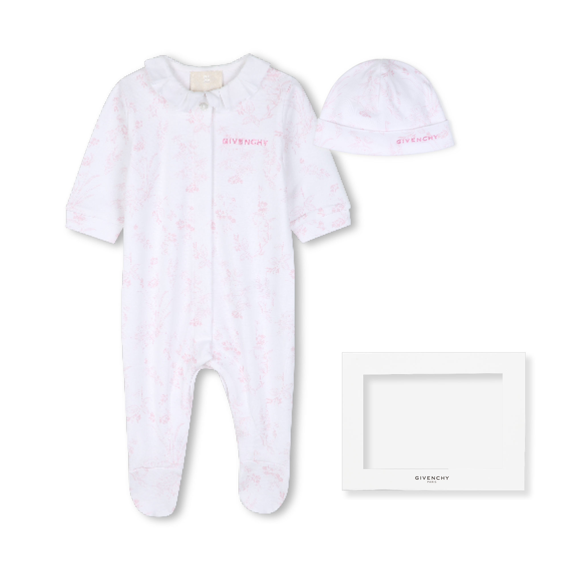 Givenchy - Ensemble De Nuit - Blanc Rose - Fille - 12 Mois