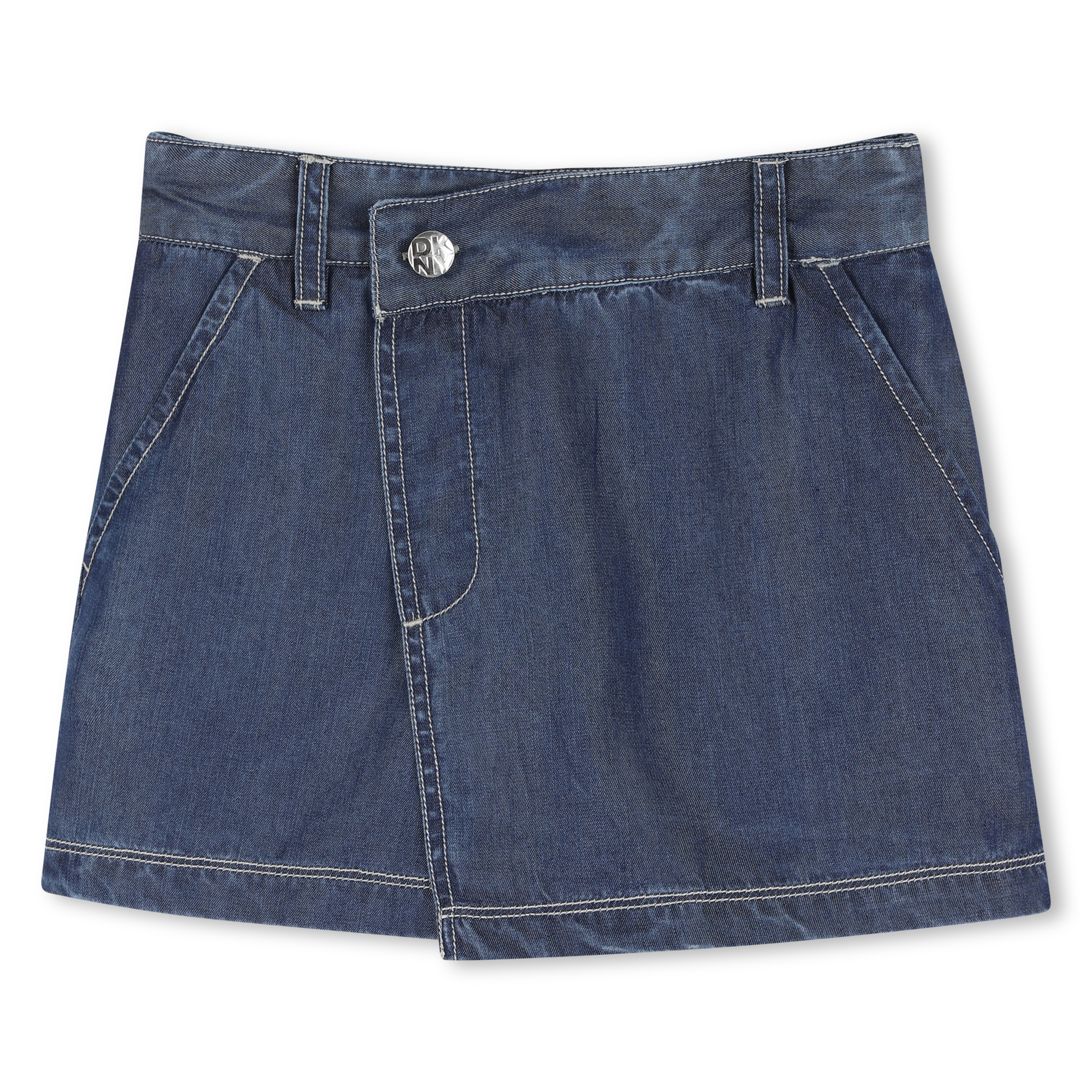Dkny - Jupe Short - Denim Indigo Blue - Fille - 14 Ans