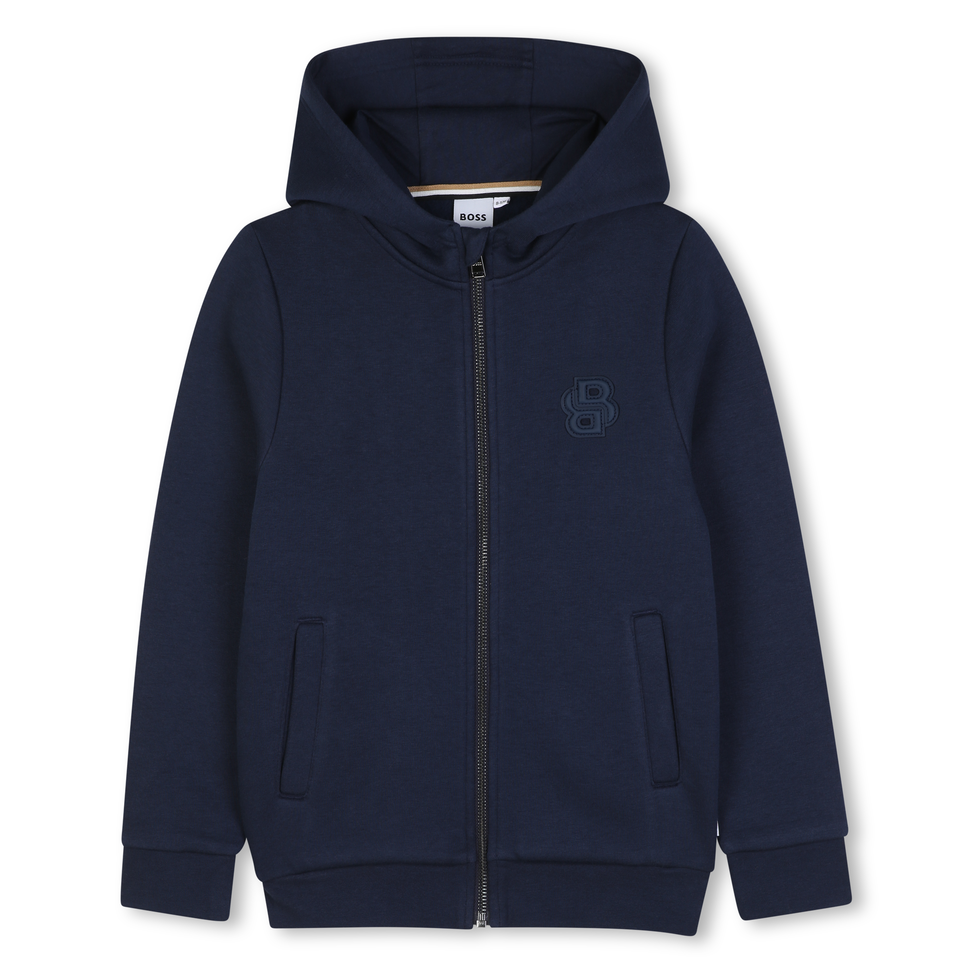 Boss - Cardigan À Capuche - Bleu Cargo - Garçon - 14 Ans