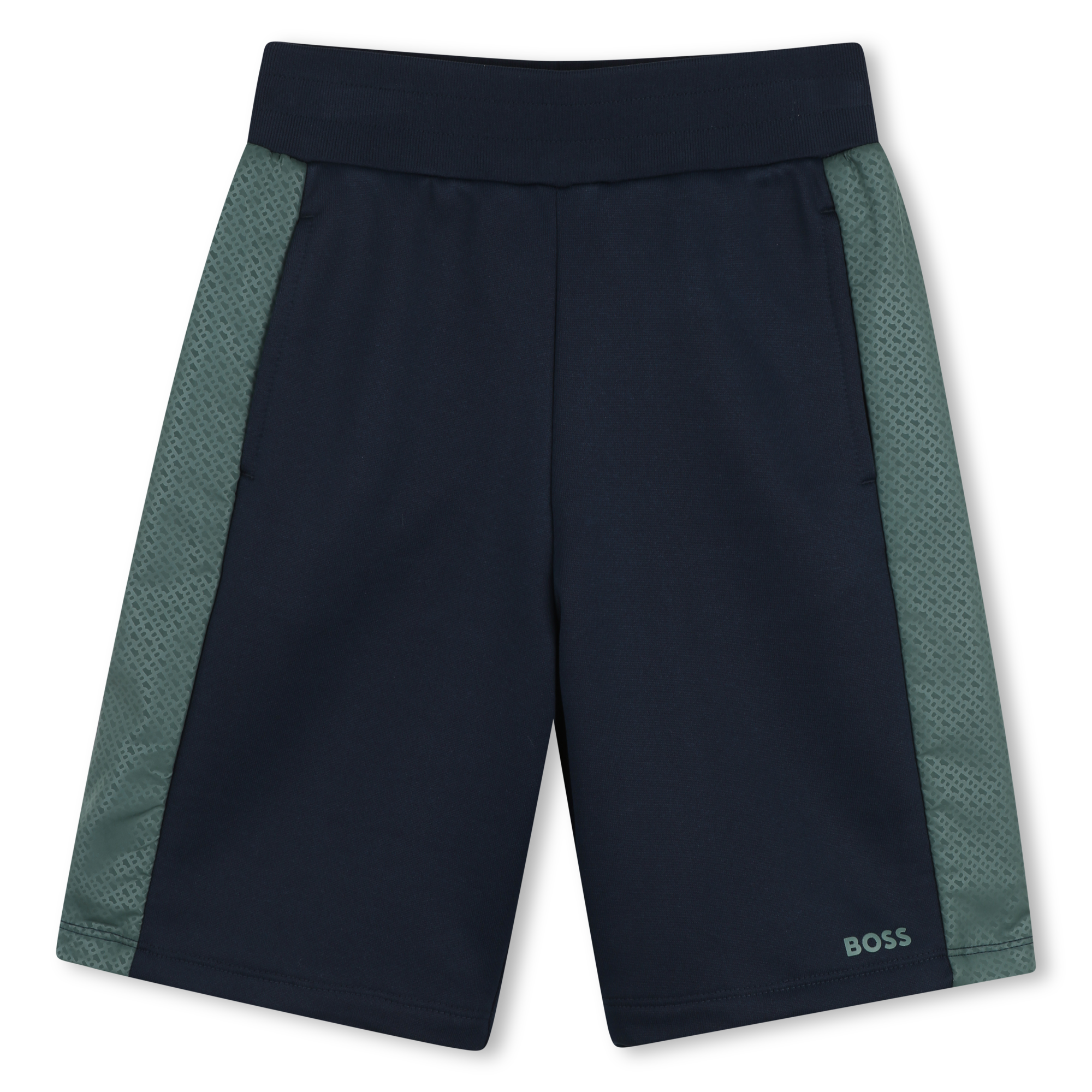 Boss - Bermuda En Molleton - Bleu Cargo - Garçon - 14 Ans