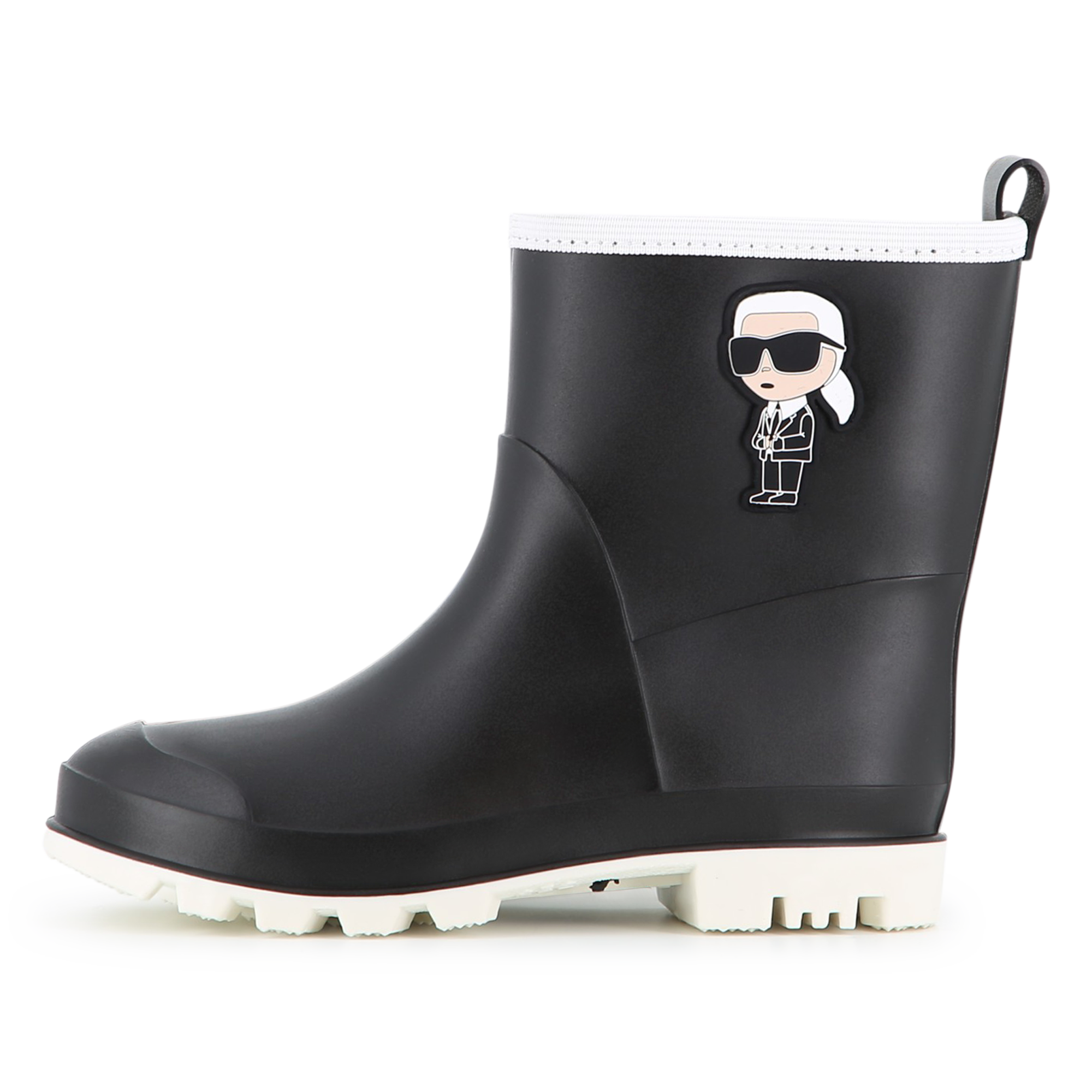 Karl Lagerfeld Kids - Bottes De Pluie - Noir Blanc - Fille - Taille 36
