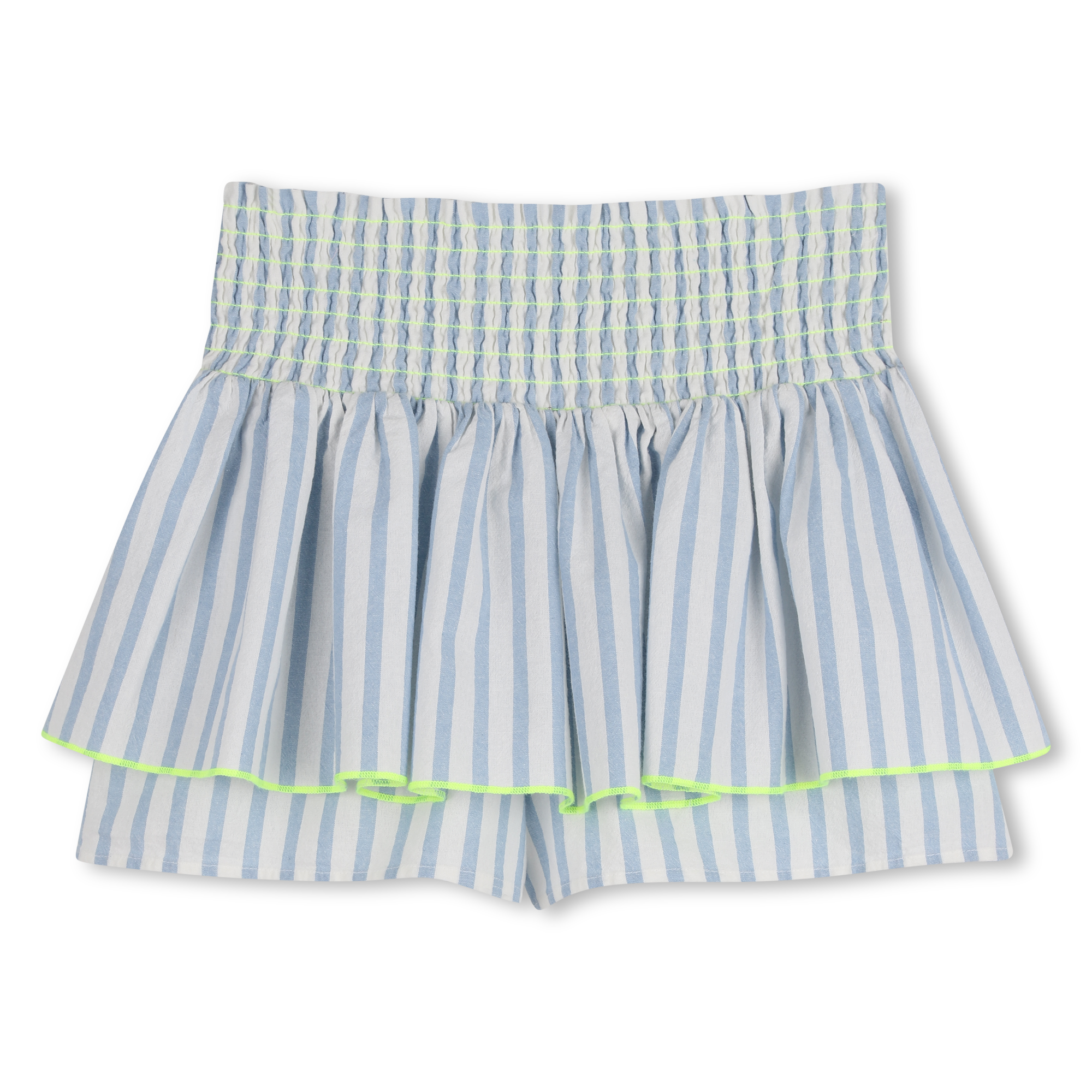 Billieblush - Jupe-short Rayée - Blanc Bleu - Fille - 16 Ans Billieblush - Jupe-short Rayée - Blanc Bleu - Fille - 16 Ans