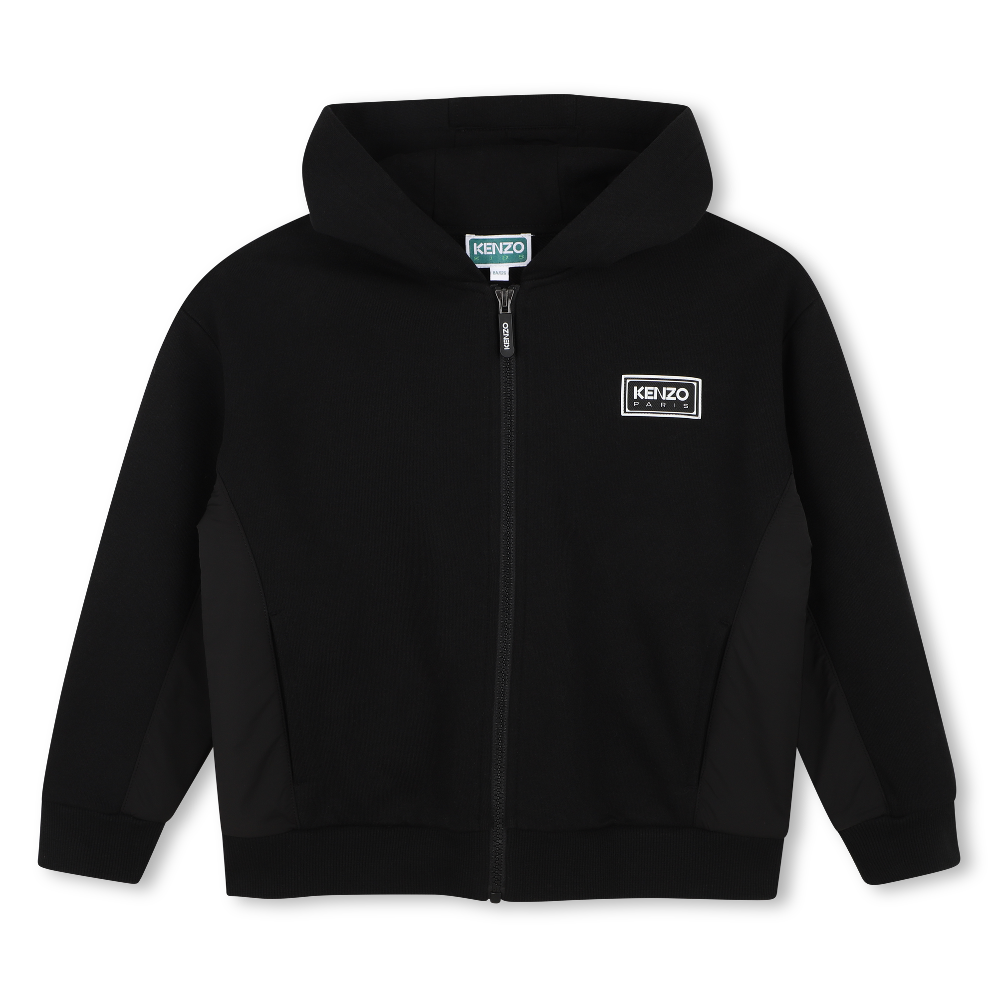 Kenzo Kids - Cardigan À Capuche - Black - Garçon - 10 Ans Kenzo Kids - Cardigan À Capuche - Black - Garçon - 10 Ans