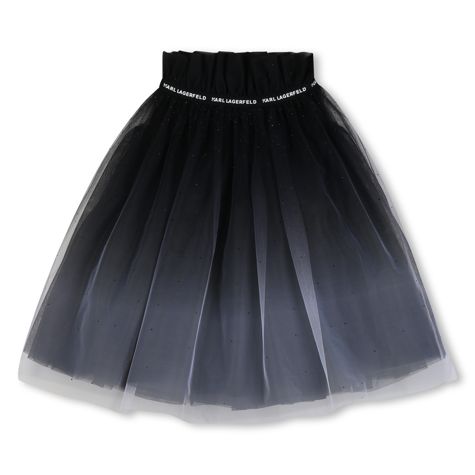 Karl Lagerfeld Kids - Jupe En Tulle - Blanc Noir - Fille - 2 Ans