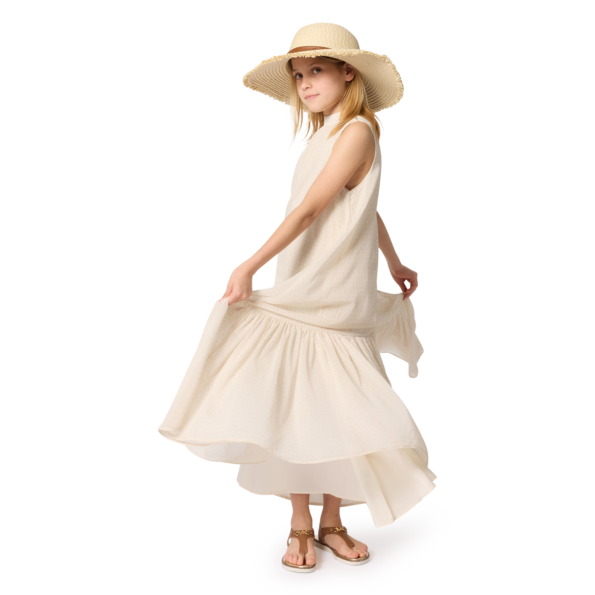 Michael Kors - Robe Longue Sans Manches - Riz - Fille - 6 Ans
