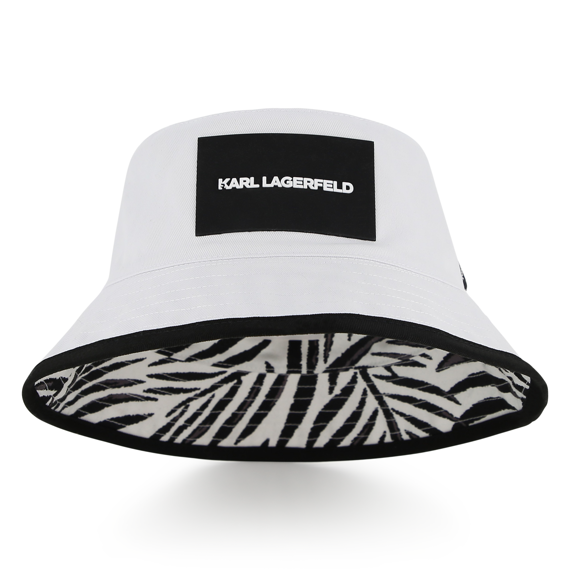 Karl Lagerfeld Kids - Bob Réversible - Blanc - Garçon - Taille 52