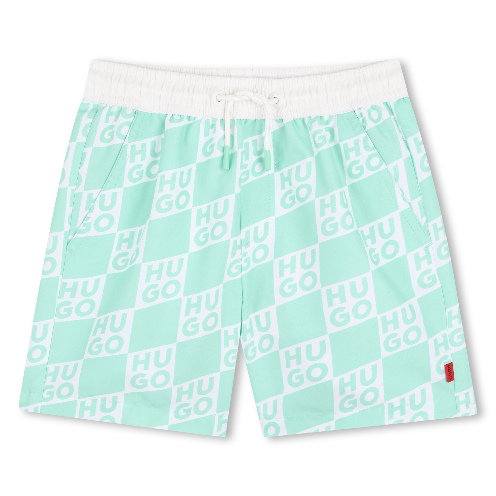 Hugo - Short De Bain - Vert Amande - Garçon - 8 Ans