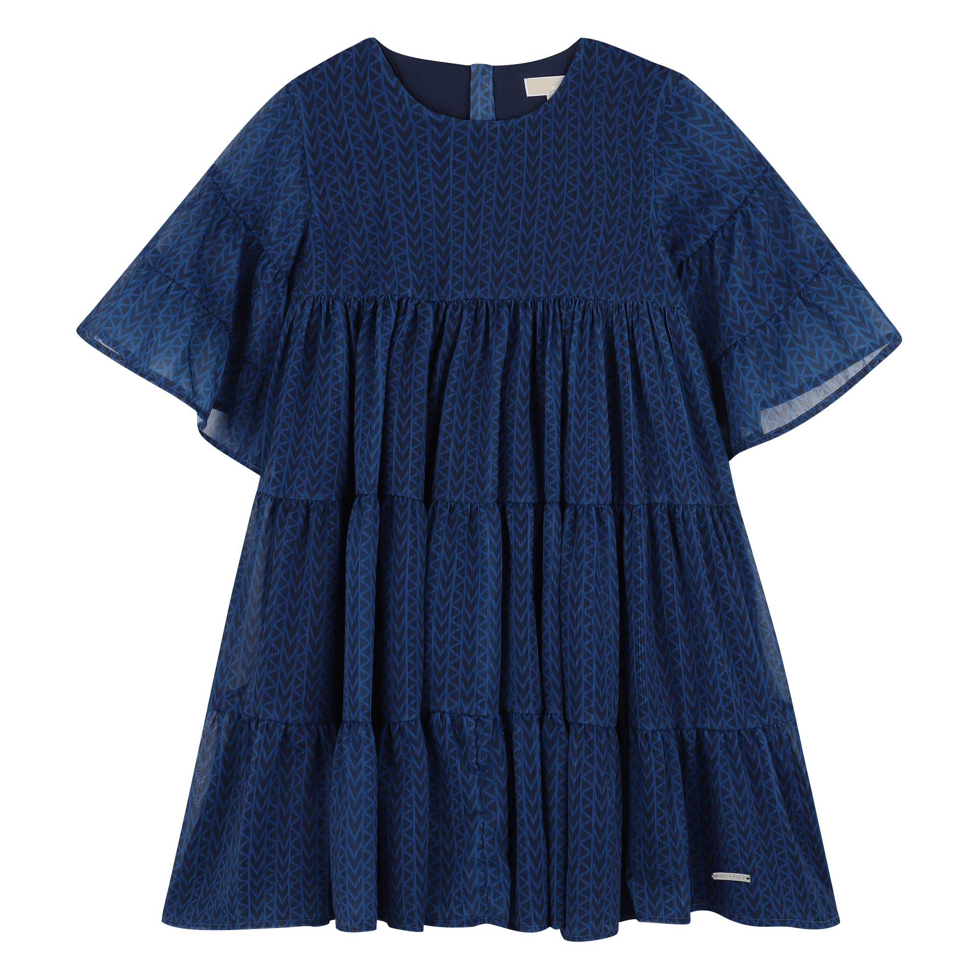 Michael Kors - Robe Manches Courtes - Bleu Cargo - Fille - 14 Ans