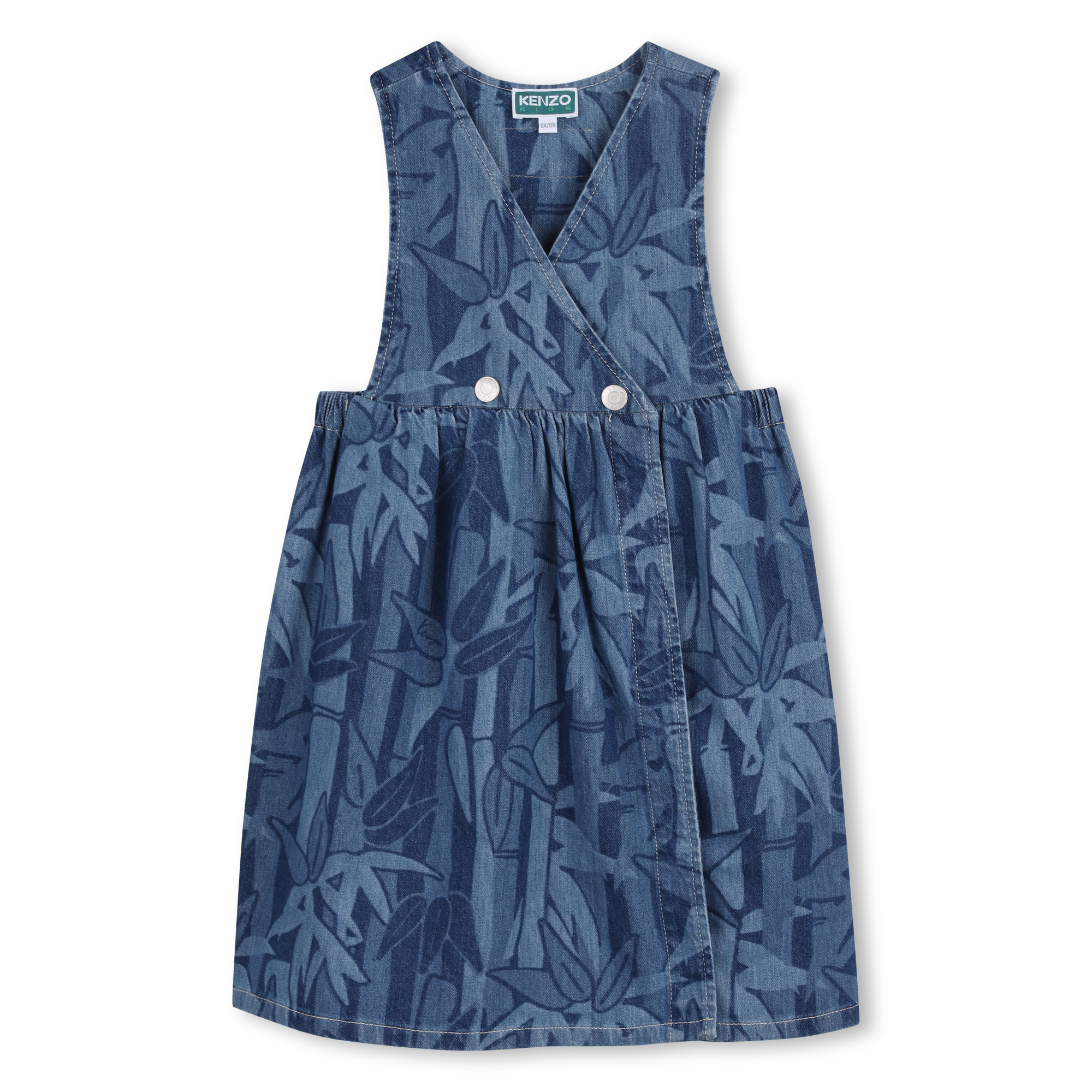 Kenzo Kids - Robe En Jean - Imprime - Fille - 4 Ans