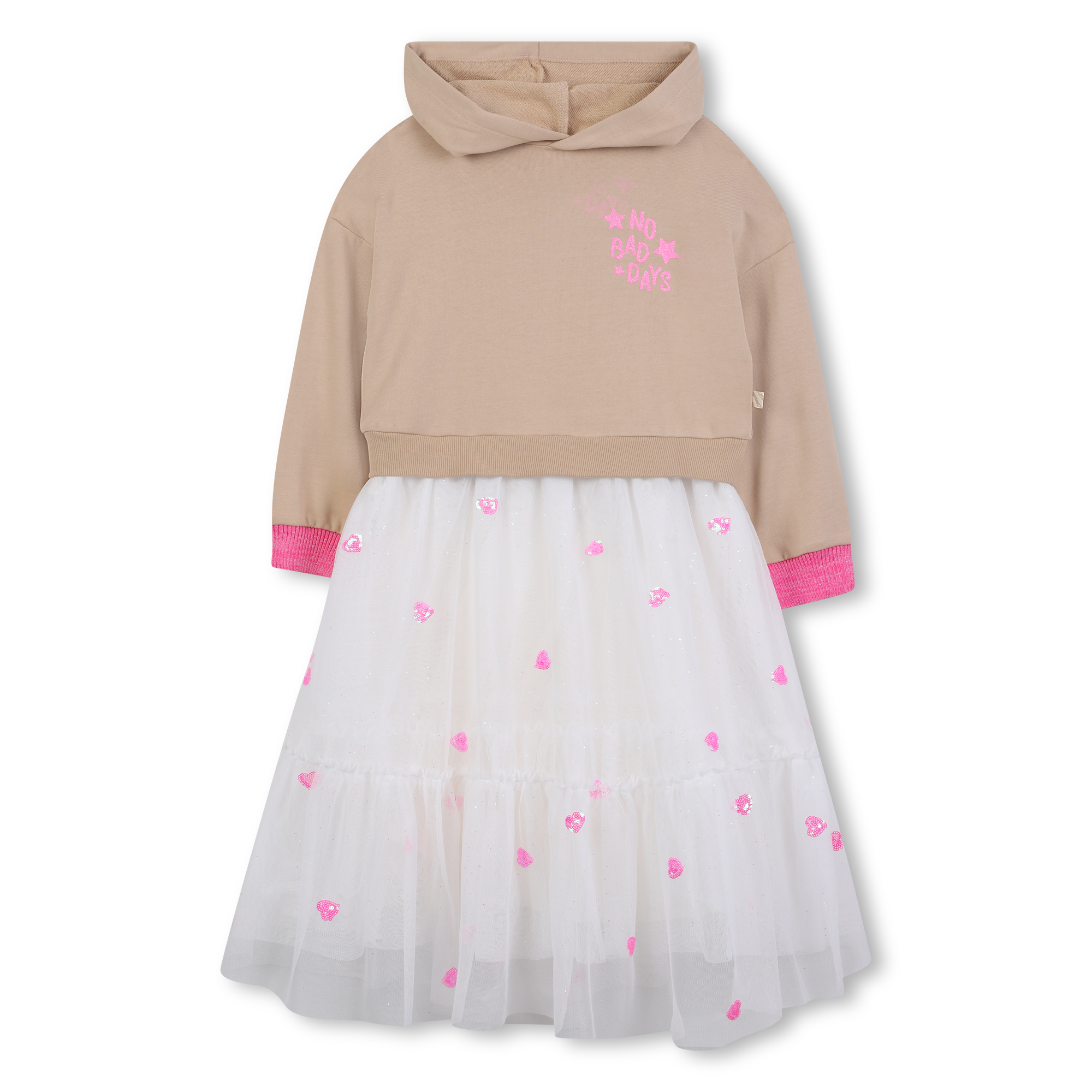 Billieblush - Robe Bi-matière - Ficelle - Fille - 12 Ans