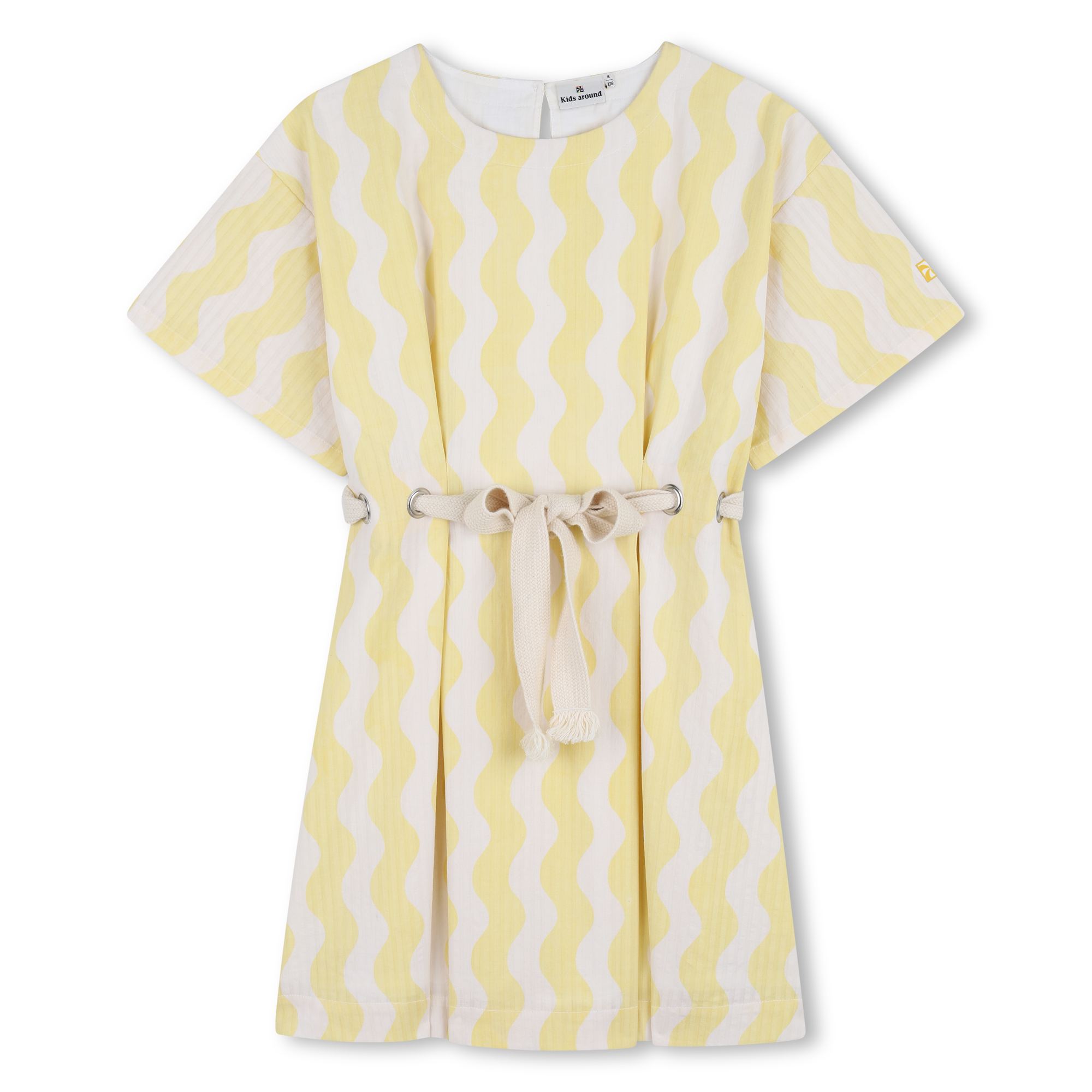 Kids Around - Robe Longue En Coton - Vanilla - Fille - 10 Ans