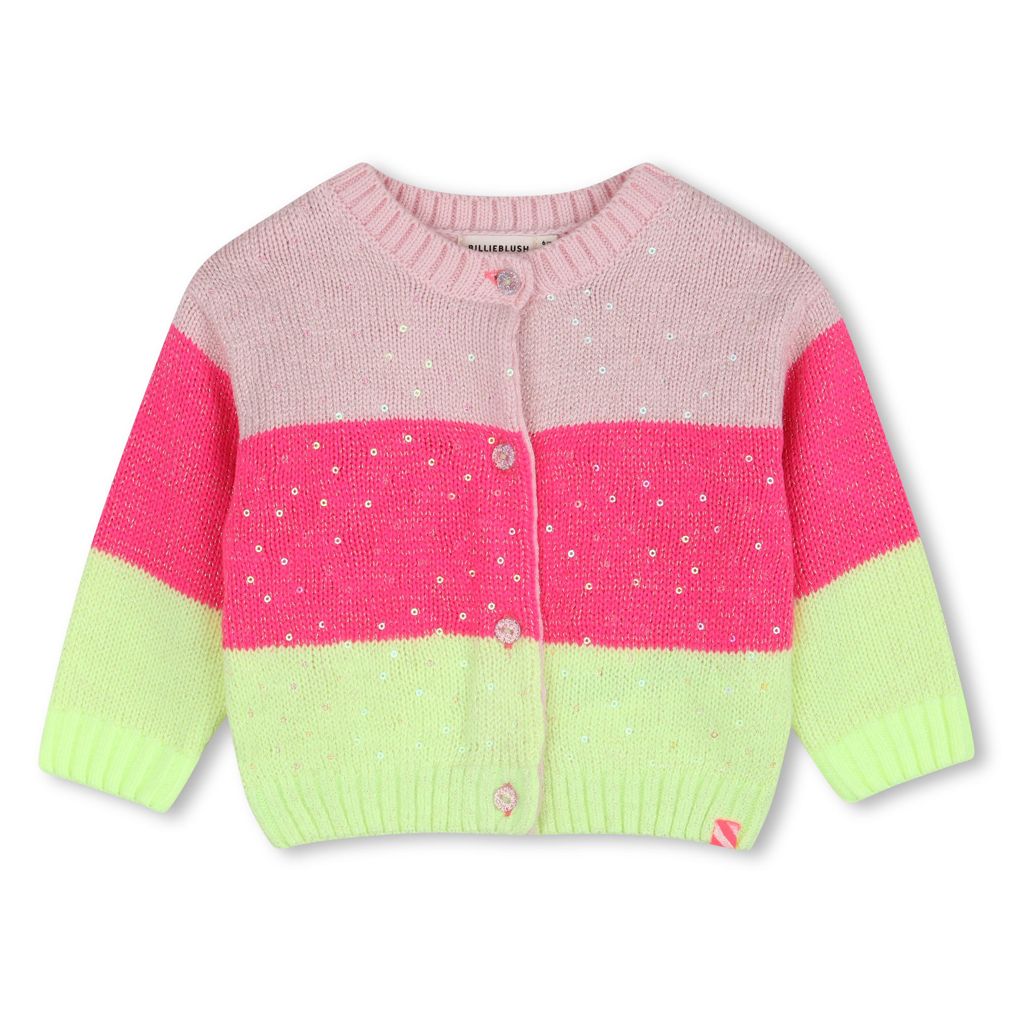 Billieblush - Cardigan En Tricot - Rosee - Fille - 3 Mois