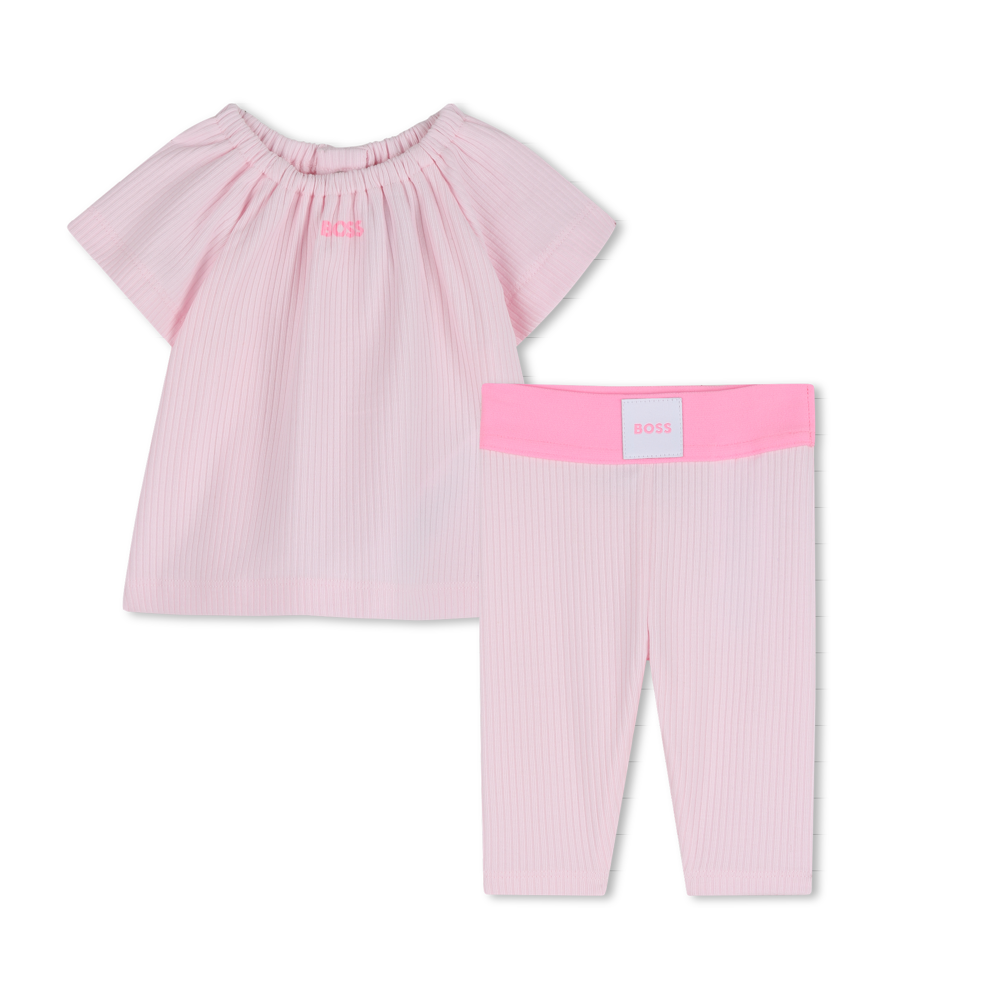Boss - Ensemble Tee-shirt + Pantalon - Festival Bloom - Fille - 18 Mois Boss - Ensemble Tee-shirt + Pantalon - Festival Bloom - Fille - 18 Mois