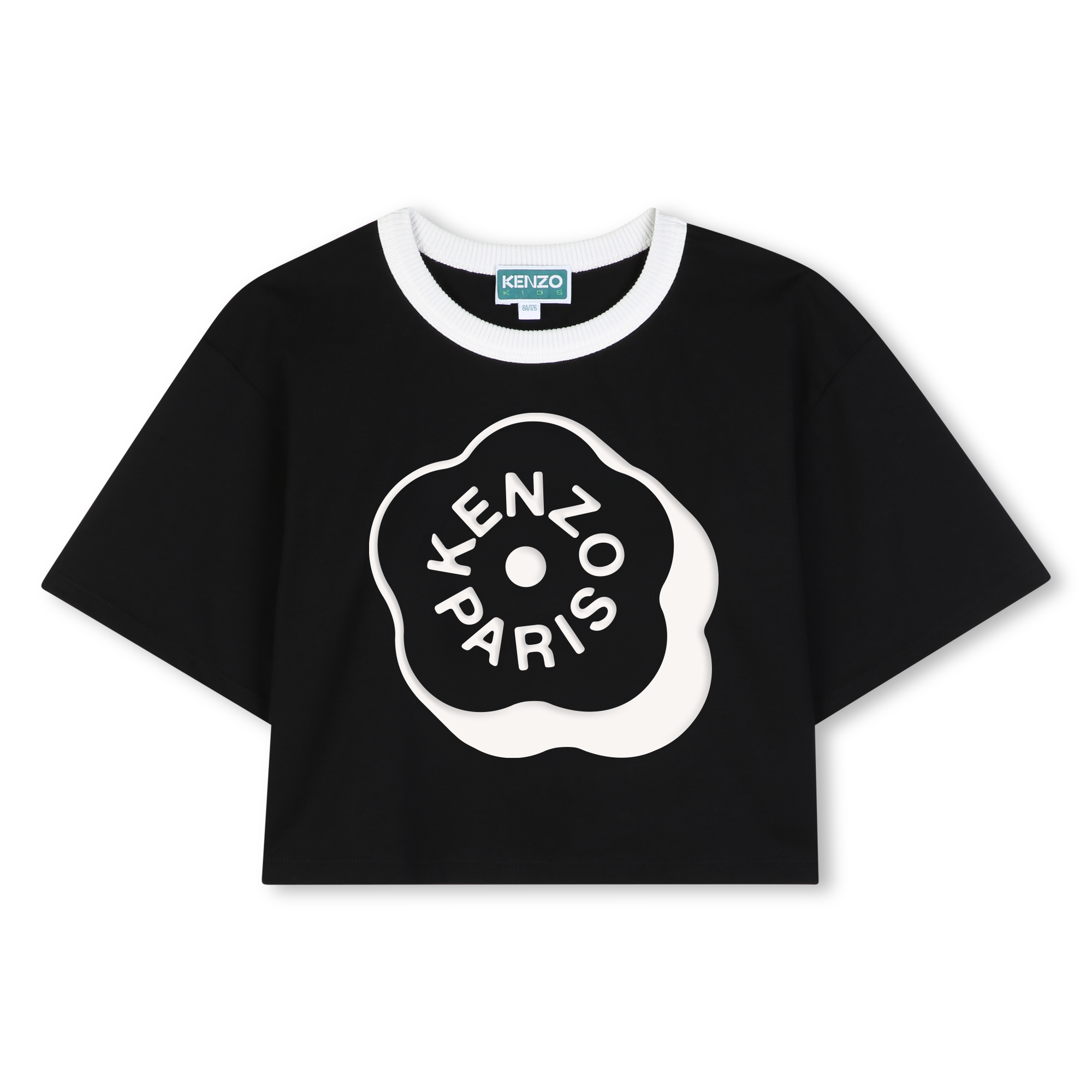 Kenzo Kids - Tee-shirt Manches Courtes - Black - Fille - 4 Ans Kenzo Kids - Tee-shirt Manches Courtes - Black - Fille - 4 Ans