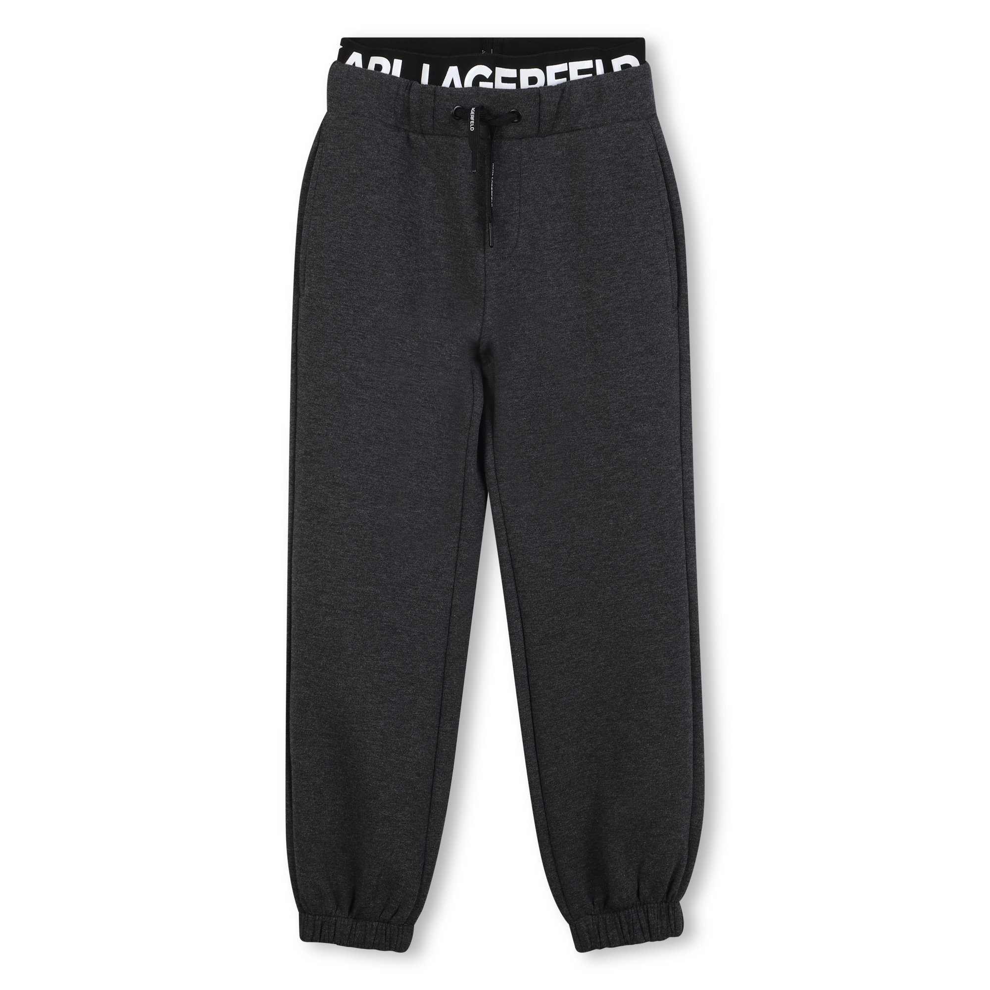 Karl Lagerfeld Kids - Pantalon De Jogging - Anthracite Chine - Garçon - 10 Ans