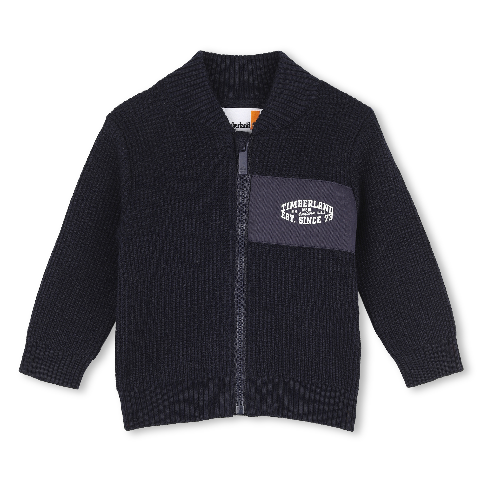 Timberland - Cardigan En Tricot - Bleu Cargo - Garçon - 18 Mois