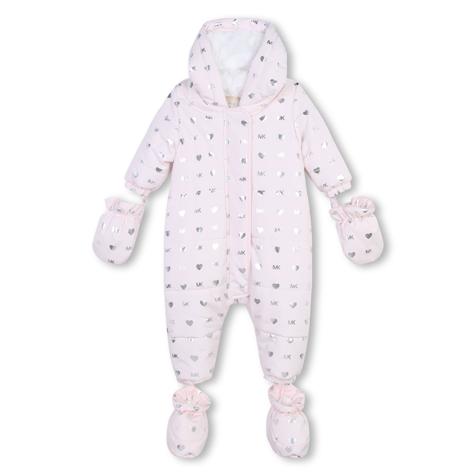 Michael+Kors+-+Combinaison+Pilote+à+Capuche+-+Unisexe+-+Taille+12m+-+Rose+-+Kids+Around