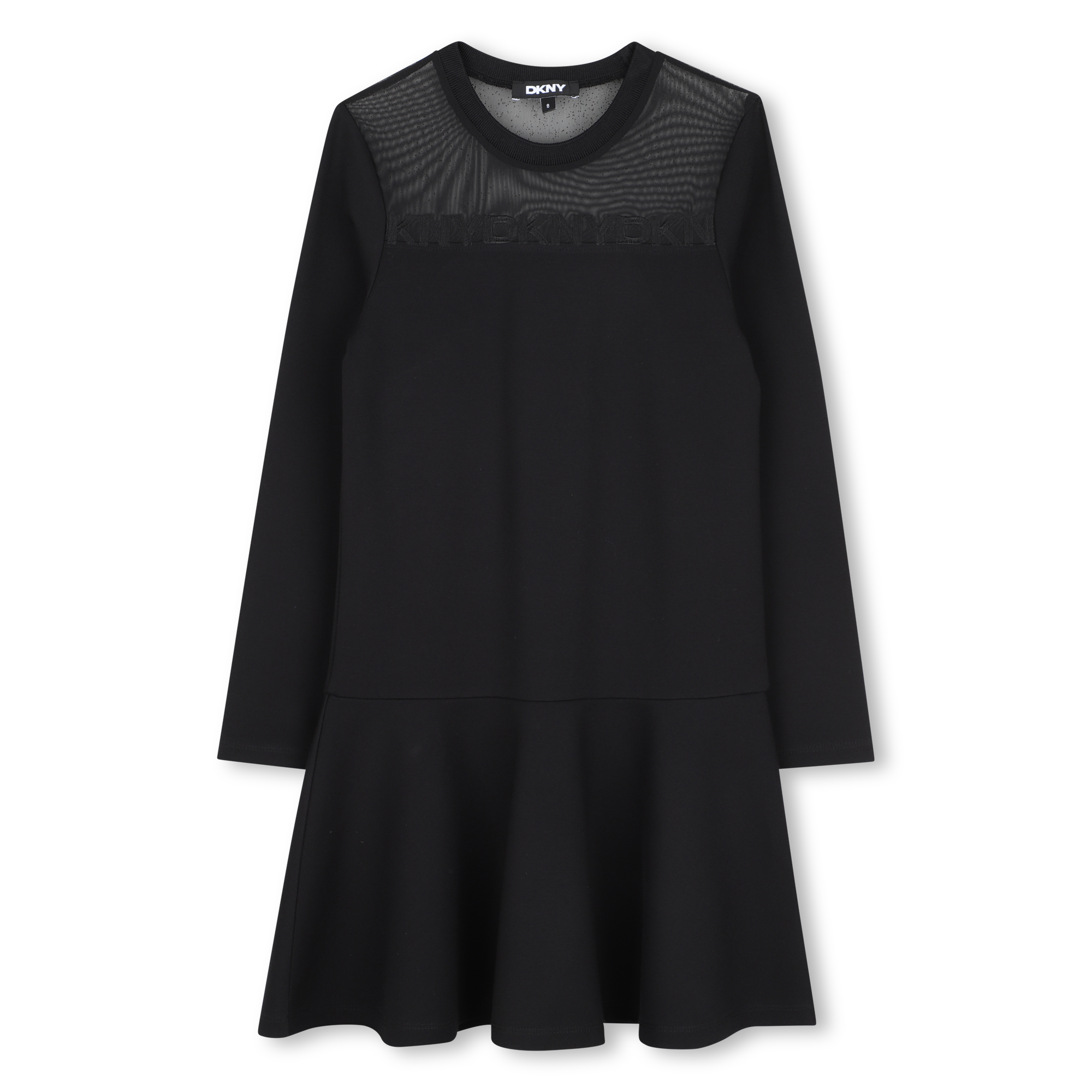 Dkny - Robe Manches Longues - Black - Fille - 12 Ans