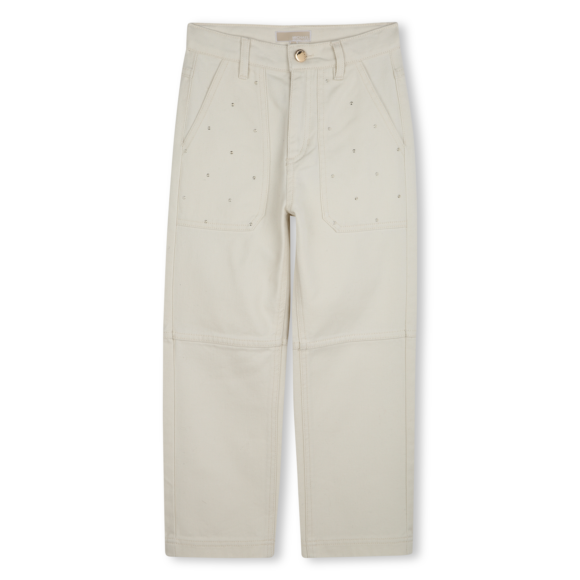 Michael+Kors+-+Pantalon+à+Taille+Reglable+-+Fille+-+Taille+2+ans+-+Riz+-+Kids+Around