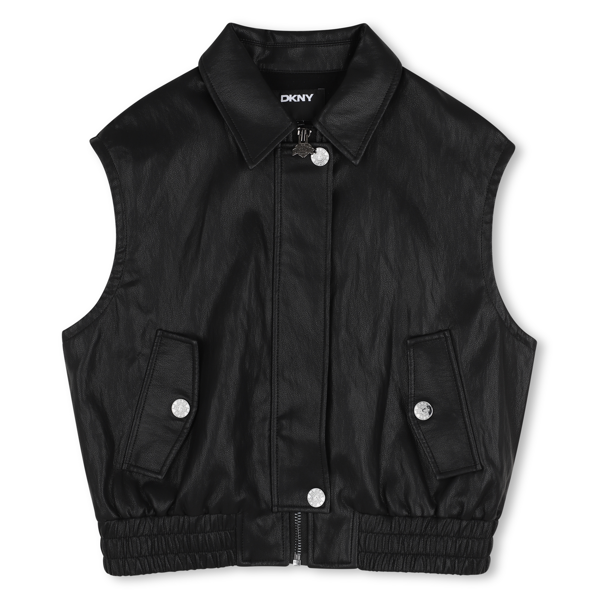 Dkny - Veste Sans Manches - Black - Fille - 10 Ans