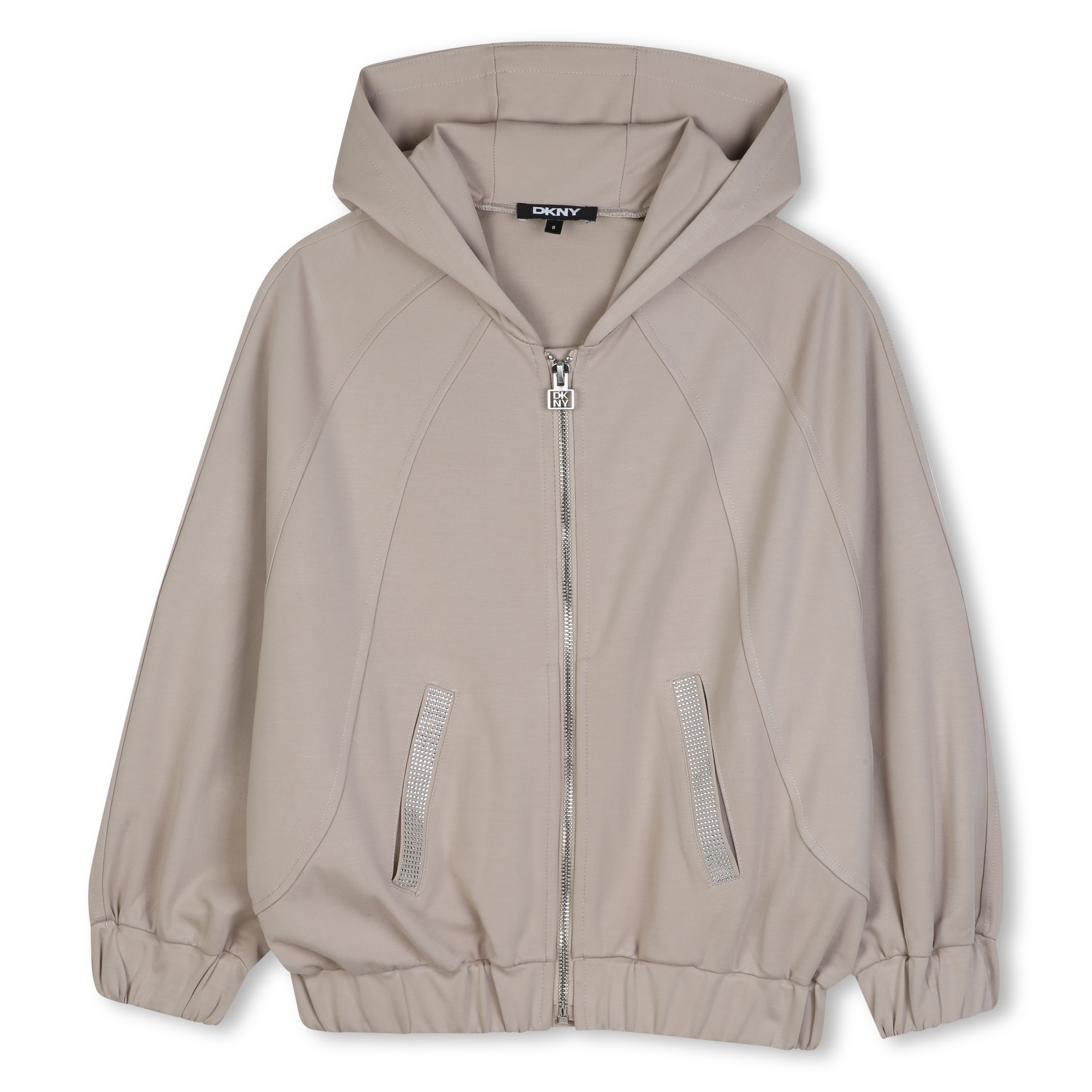 Dkny - Cardigan À Capuche - Poussiere - Fille - 16 Ans