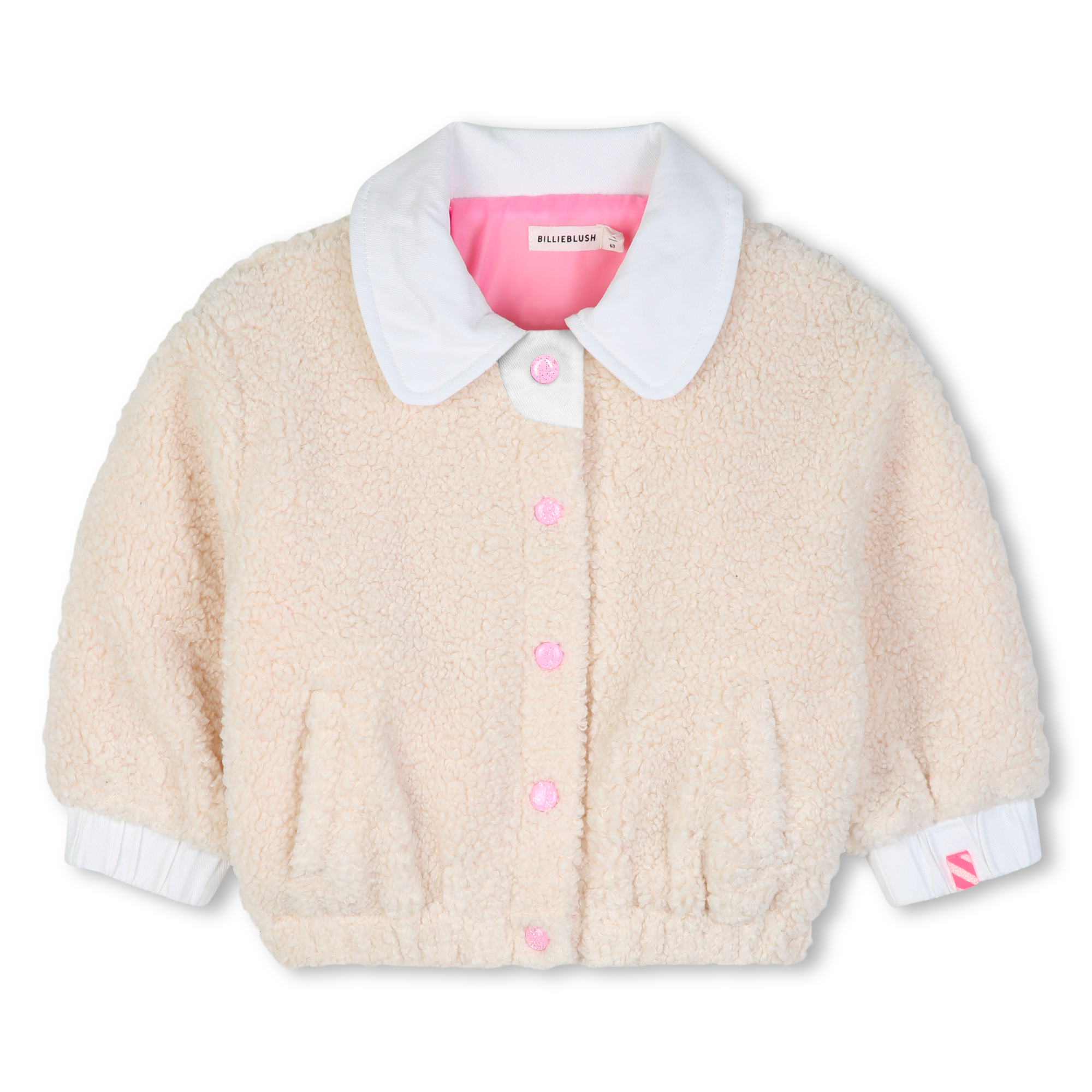 Billieblush - Blouson En Polaire Duveteuse - Tufo - Fille - 9 Mois Billieblush - Blouson En Polaire Duveteuse - Tufo - Fille - 9 Mois