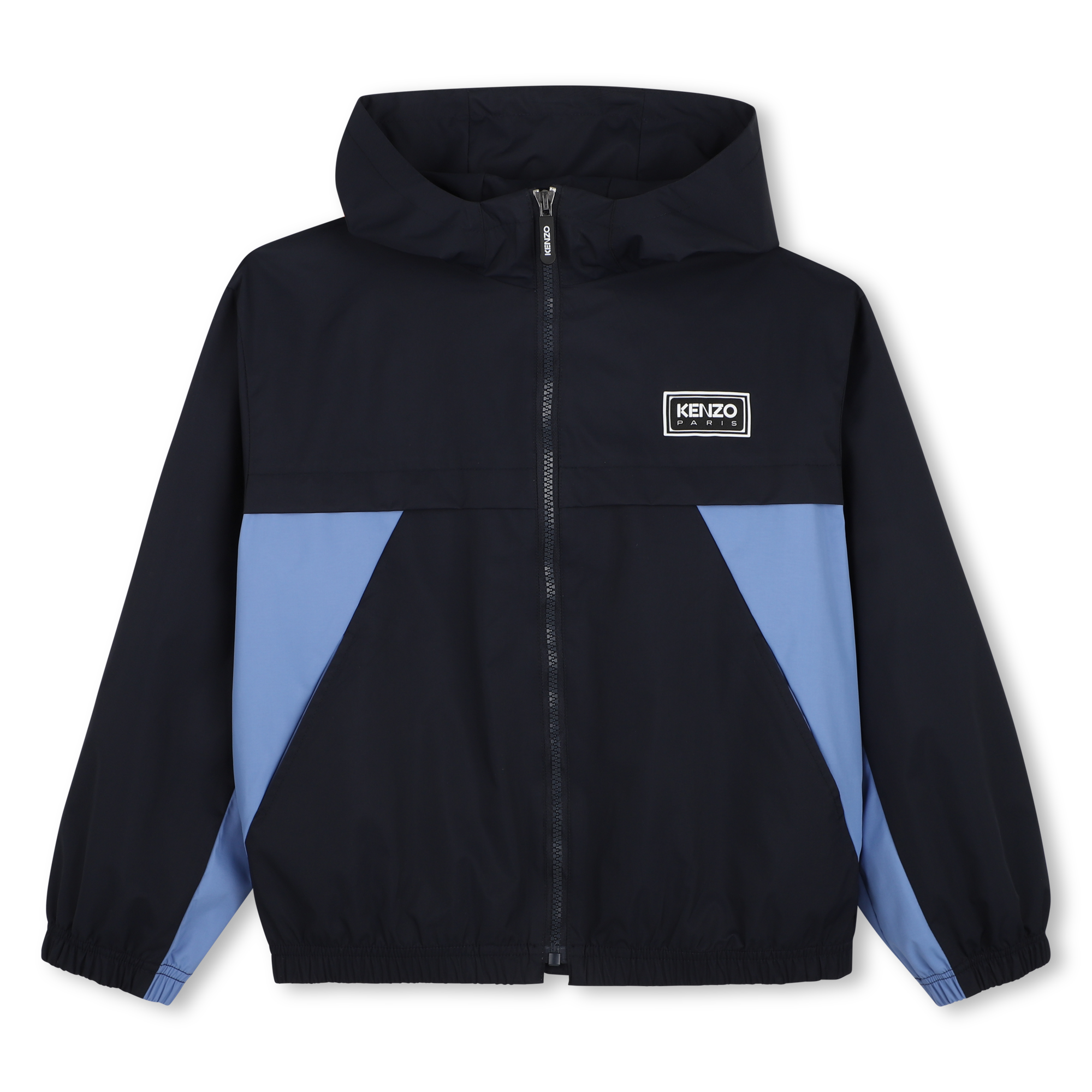 Kenzo Kids - Coupe-vent À Capuche - Bleu Mistral - Garçon - 8 Ans