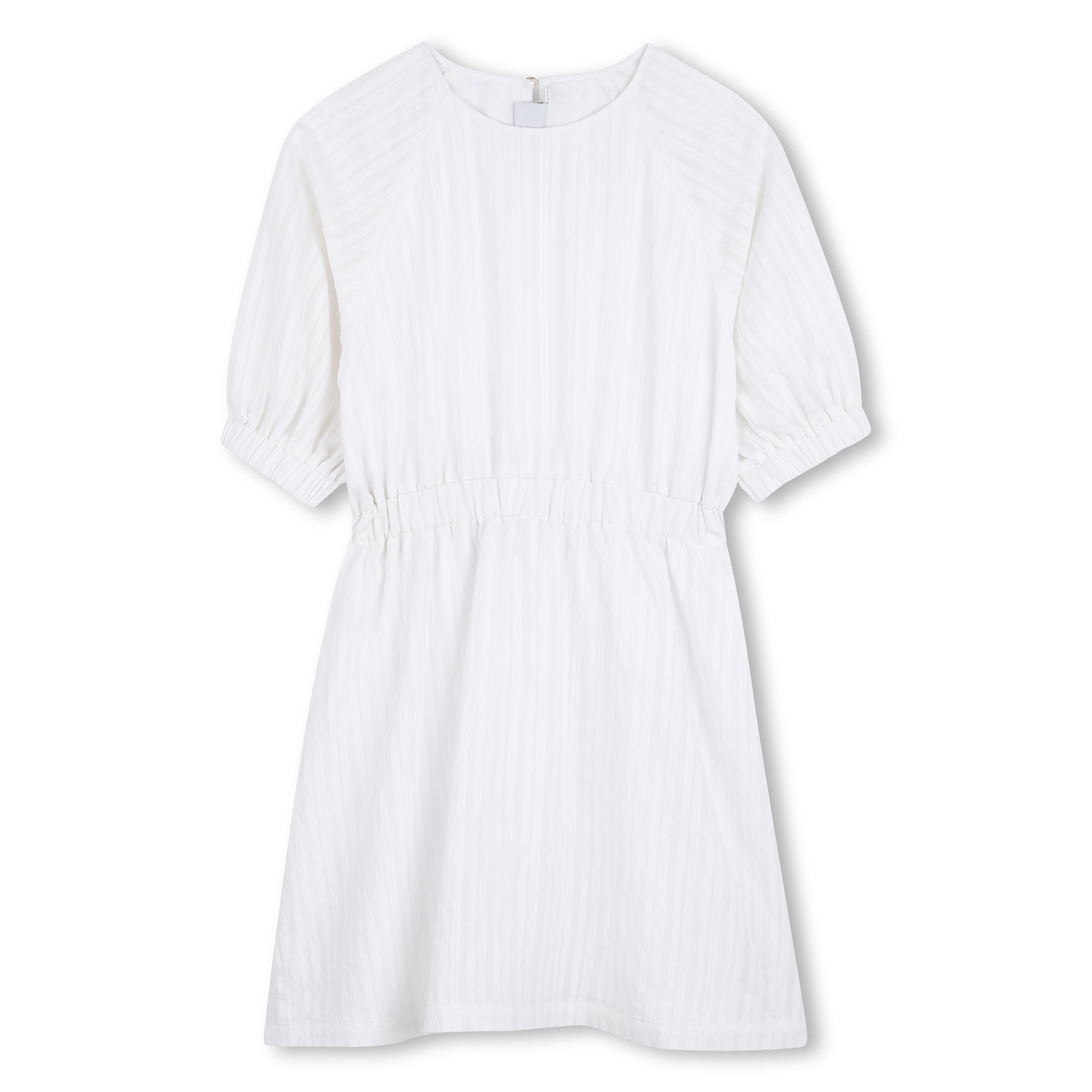 Boss - Robe Taille Élastiquée - Blanc - Fille - 12 Ans