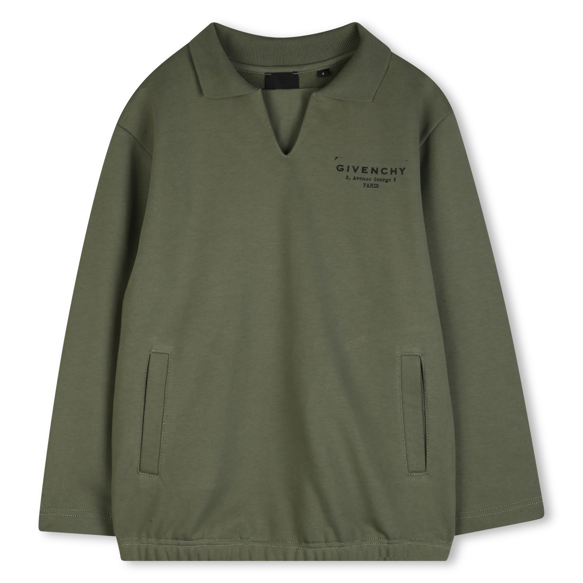 Givenchy - Sweat En Molleton - Vert Treillis - Garçon - 4 Ans Givenchy - Sweat En Molleton - Vert Treillis - Garçon - 4 Ans