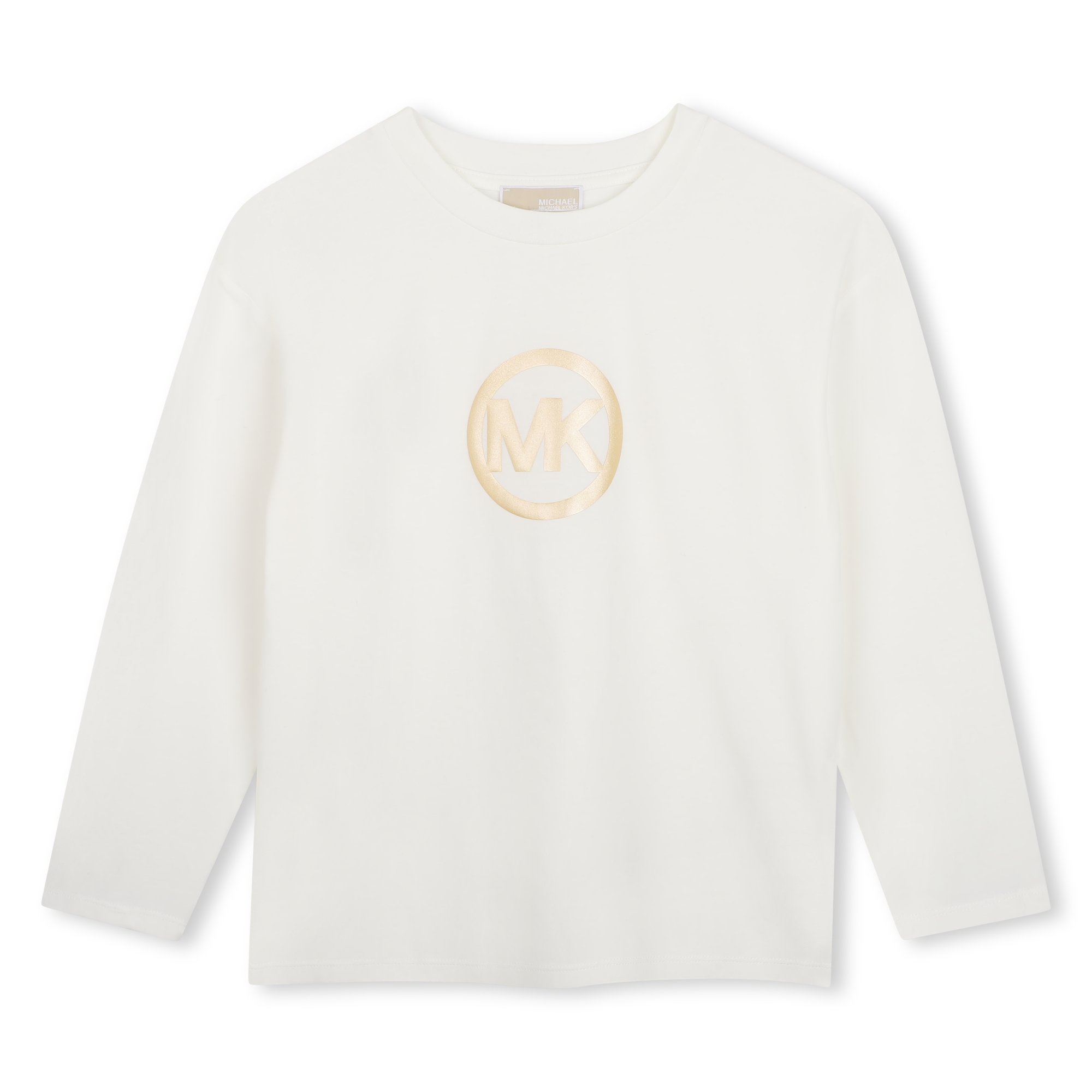 Michael Kors - Tee-shirt Manches Longues - Offwhite - Fille - 10 Ans Michael Kors - Tee-shirt Manches Longues - Offwhite - Fille - 10 Ans