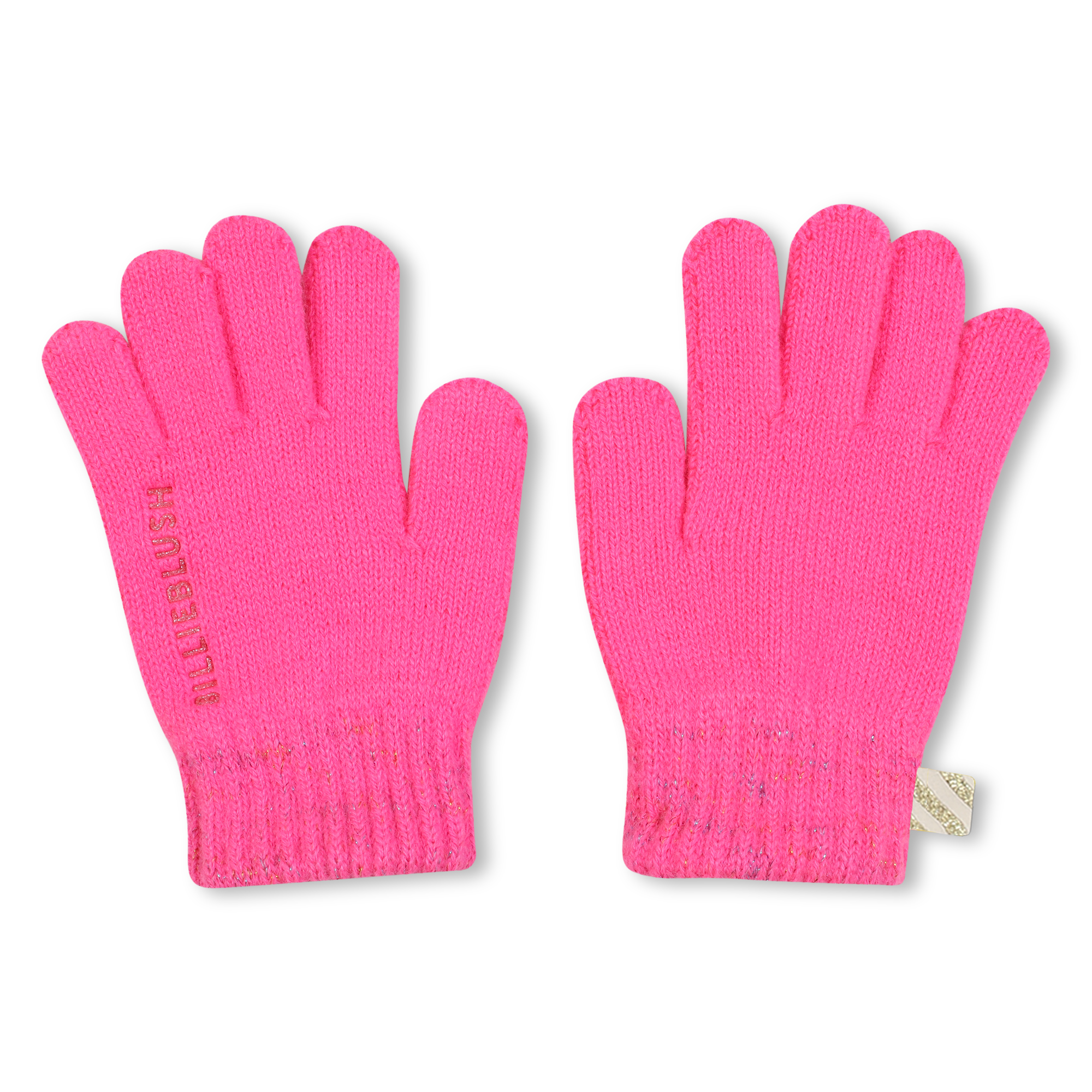 Billieblush - Gants En Tricot - Rose Flash - Fille - Taille T3