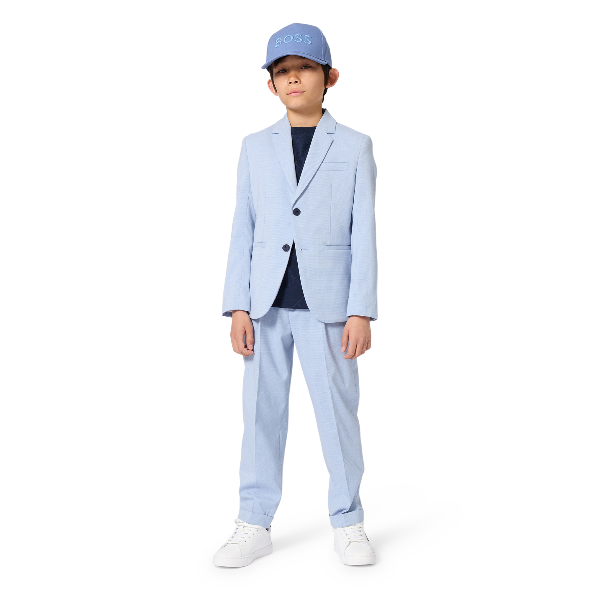 Boss - Veste De Costume - Pewter - Garçon - 10 Ans