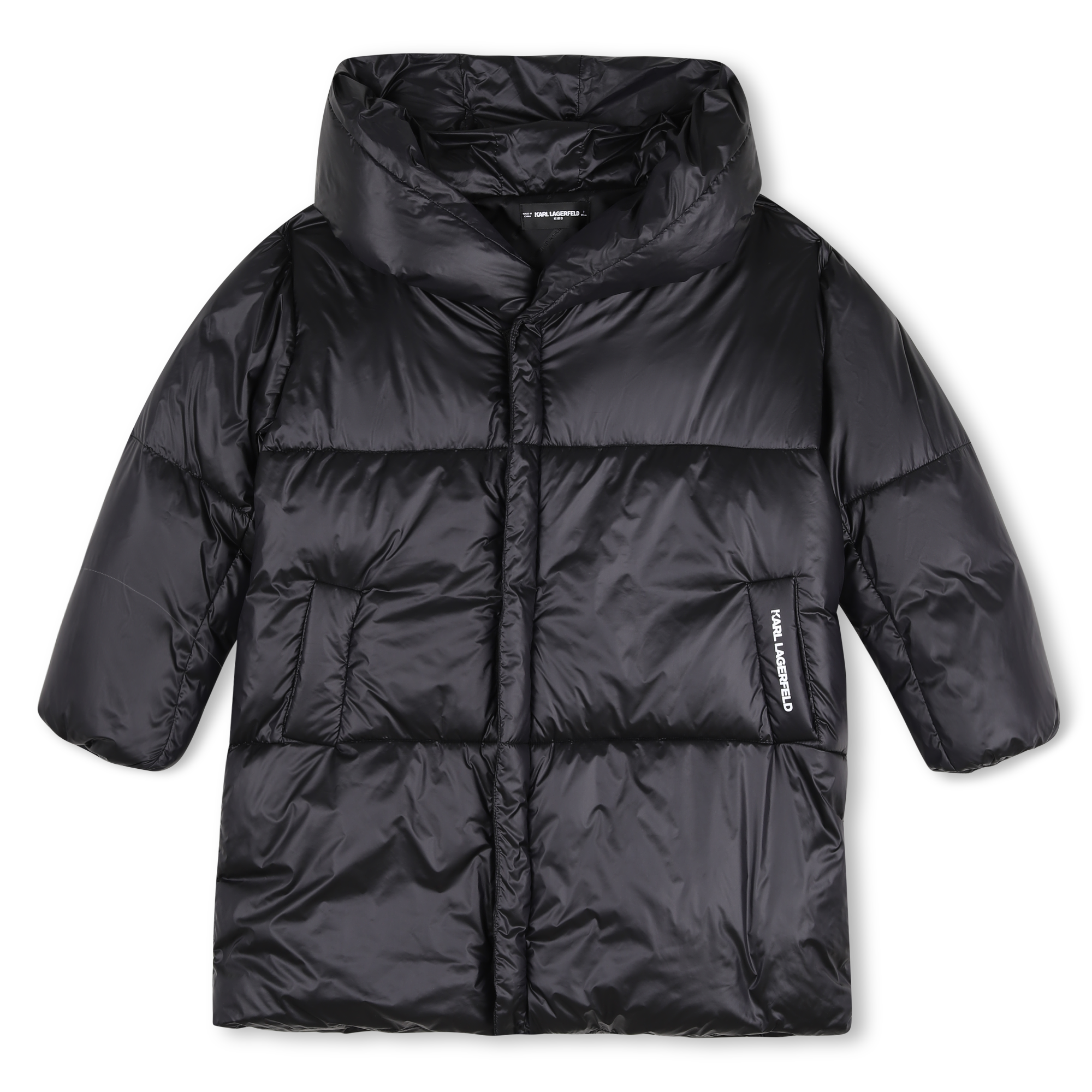 Karl Lagerfeld Kids - Doudoune Longue - Black - Fille - 5 Ans