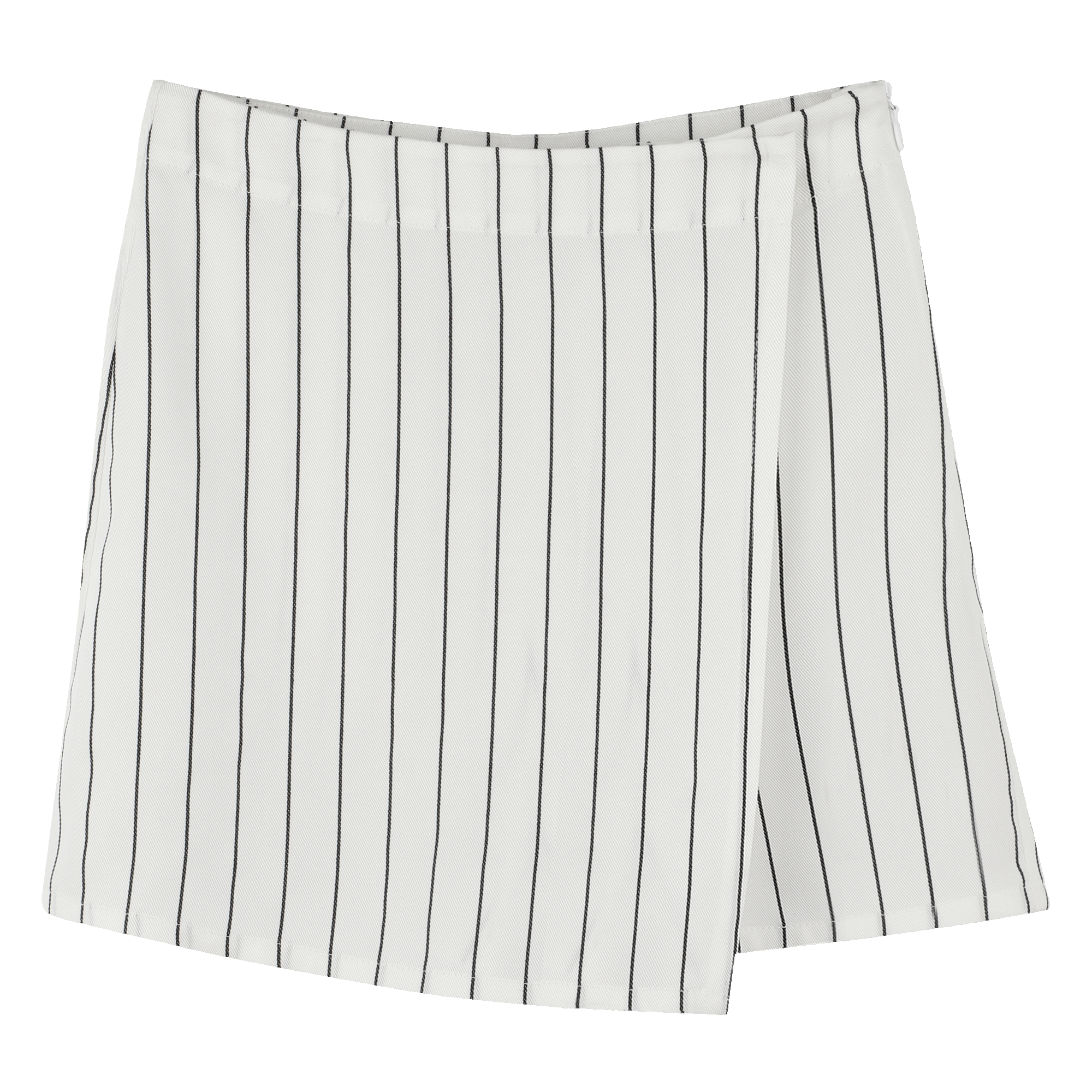 Dkny - Jupe-short À Rayures - Blanc Noir - Fille - 8 Ans