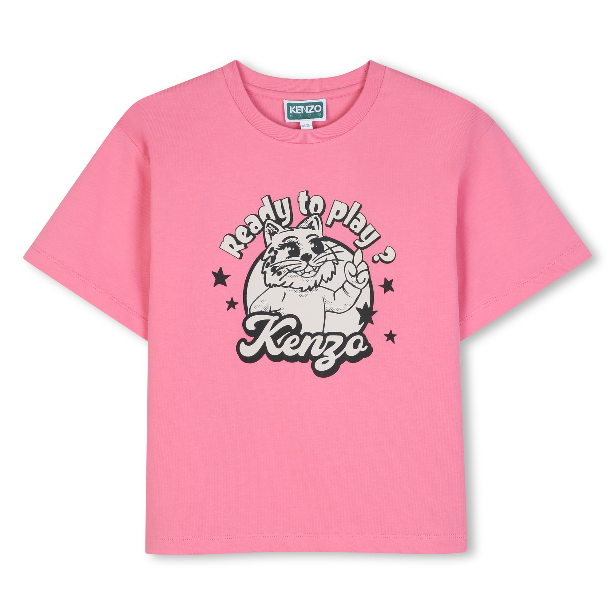 Kenzo Kids - Tee-shirt Manches Courtes - Rose Tendre - Fille - 2 Ans