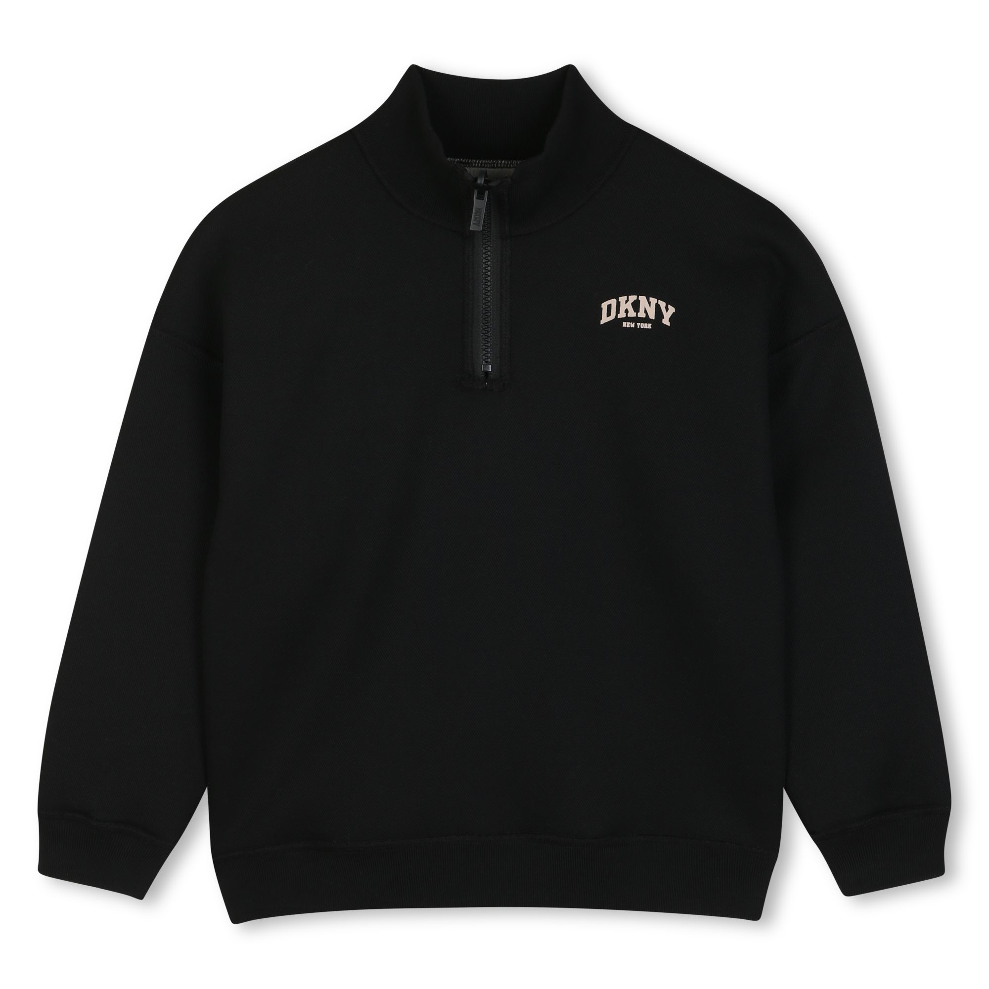 Dkny - Sweat-shirt Réversible - Beige Noir - Garçon - 4 Ans