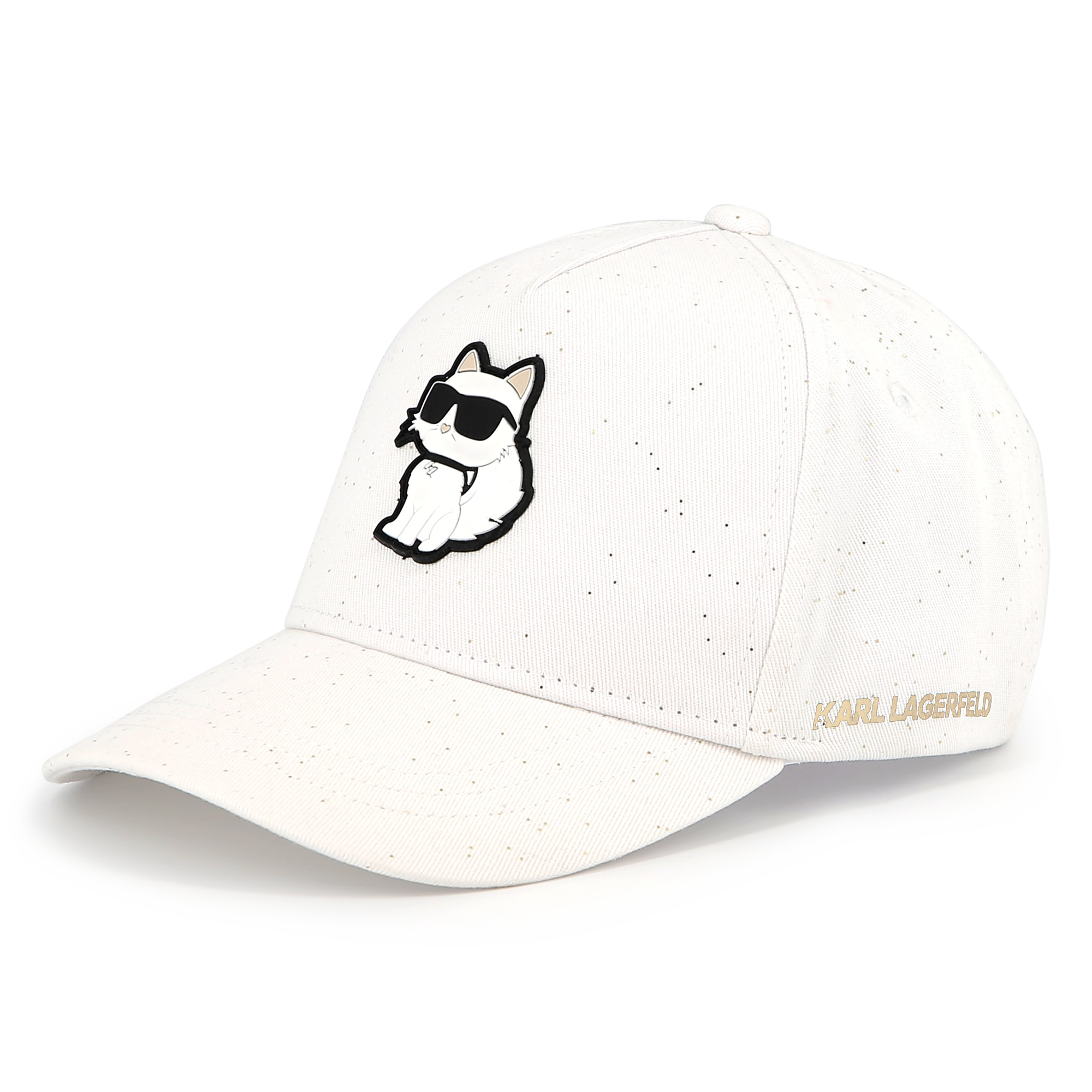 Karl Lagerfeld Kids - Casquette Ajustable - Blanc - Fille - Taille 58 Karl Lagerfeld Kids - Casquette Ajustable - Blanc - Fille - Taille 58