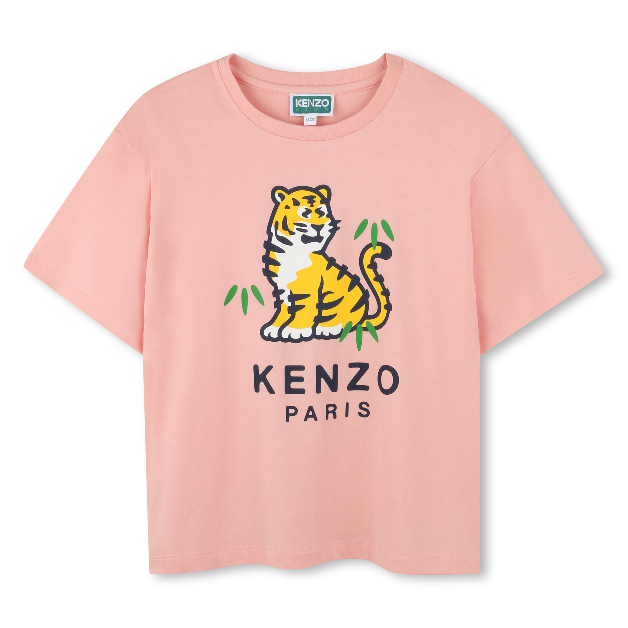 Kenzo Kids - T-shirt À Manches Courtes - Atomic Pink - Fille - 12 Ans