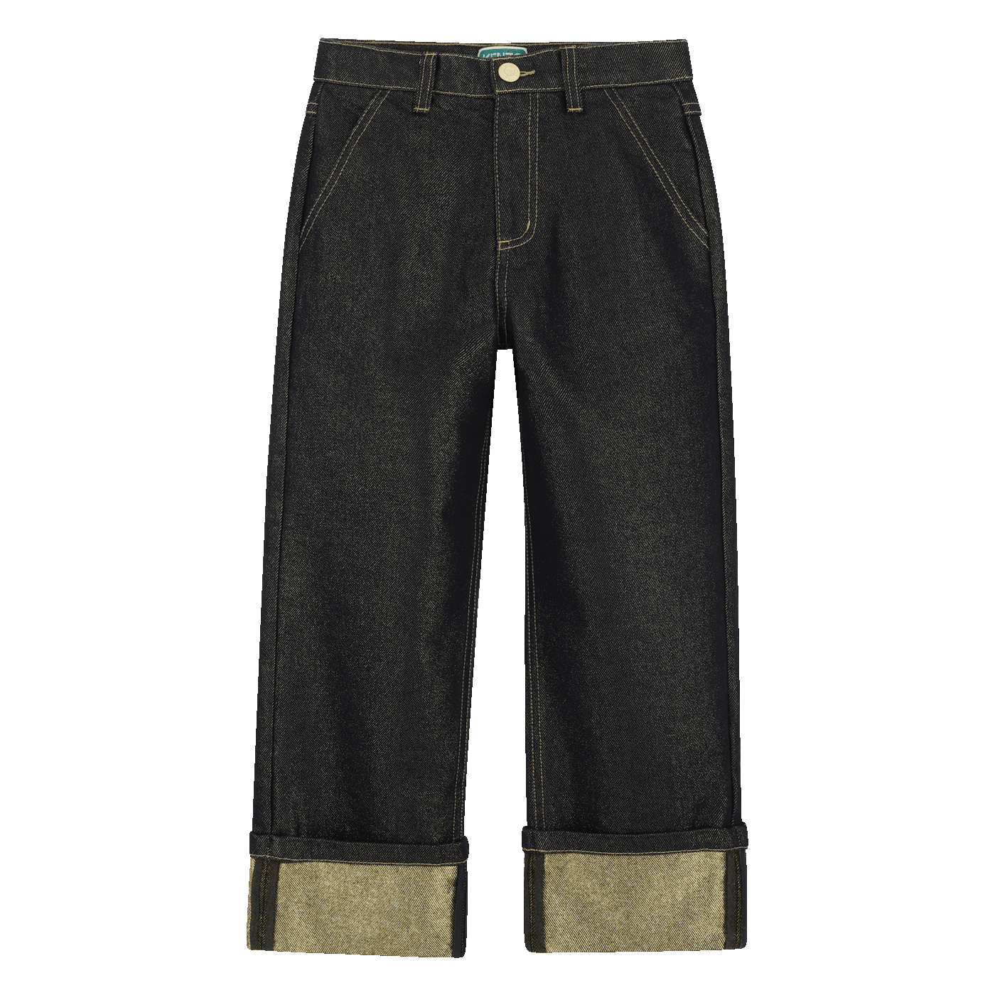 Kenzo Kids - Pantalon En Denim - Dore - Unisexe - 14 Ans