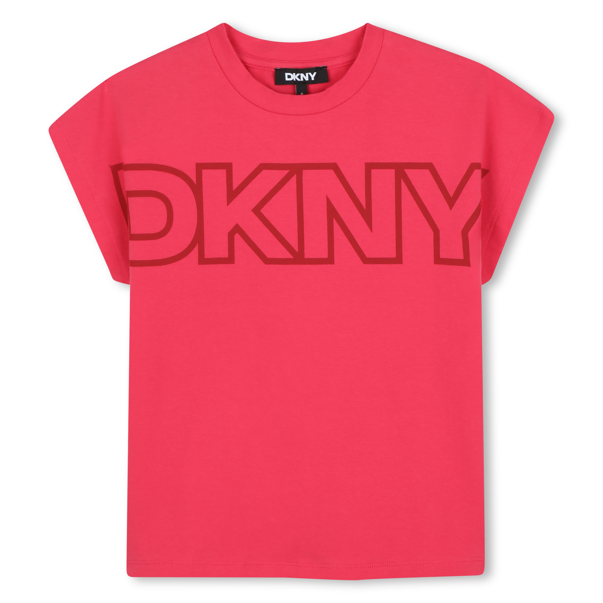Dkny+-+T-shirt+à+Manches+Courtes+-+Fille+-+Taille+10+ans+-+Rose+-+Kids+Around